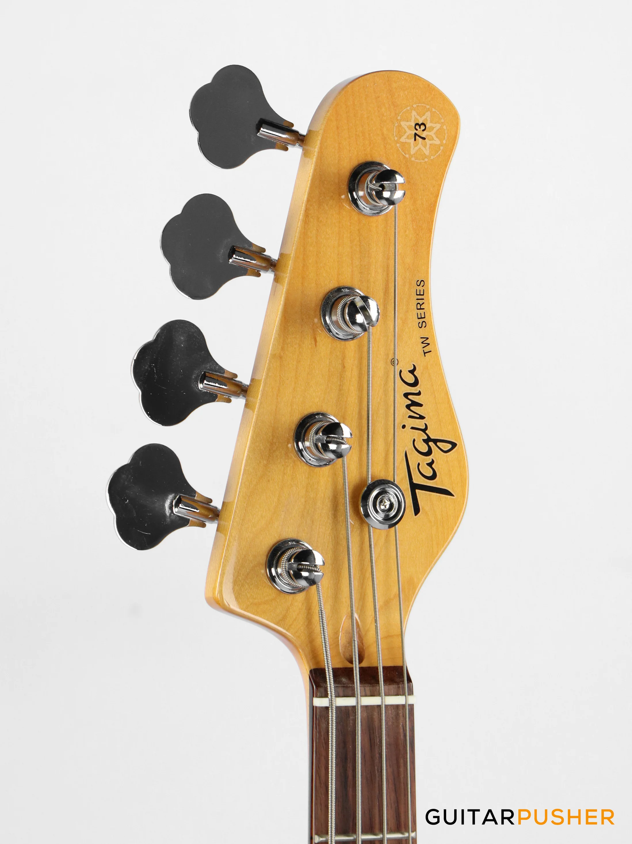 Tagima TW-73 '73 4-String Jazz Lake Placid Blue (Rosewood/Alpine White) - Image 11