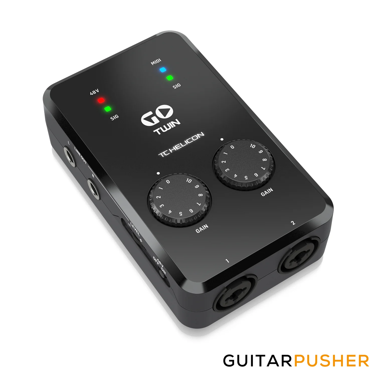 TC Helicon GO TWIN High-Definition 2-Channel Audio/MIDI Interface for Mobile Devices - Image 3