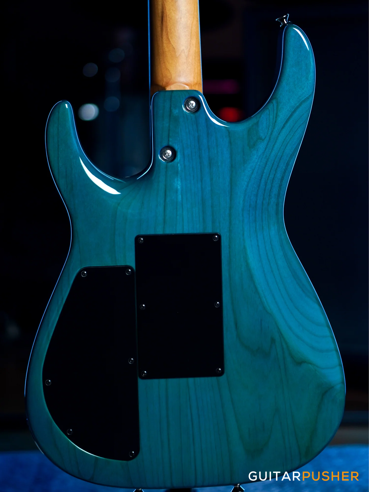 Tom Anderson Guitarworks S-Family Drop Top Solid/Traditional, Flamed Maple Top on Mahogany Body HSS Electric Guitar - Light Tiger Eye Burst - Image 7