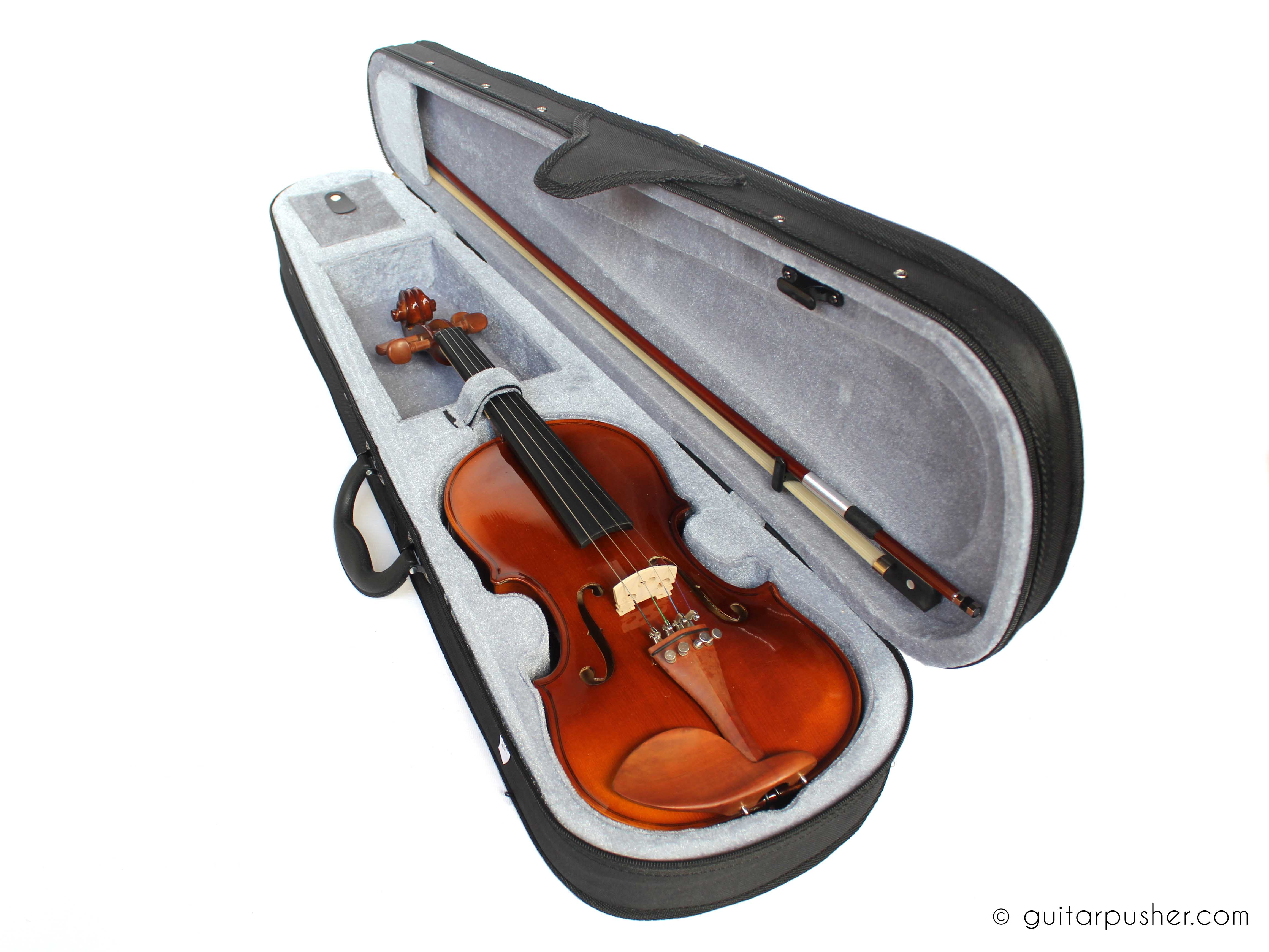 Trevino V301 3/4 Full Solid Wood Violin with Case - Image 10
