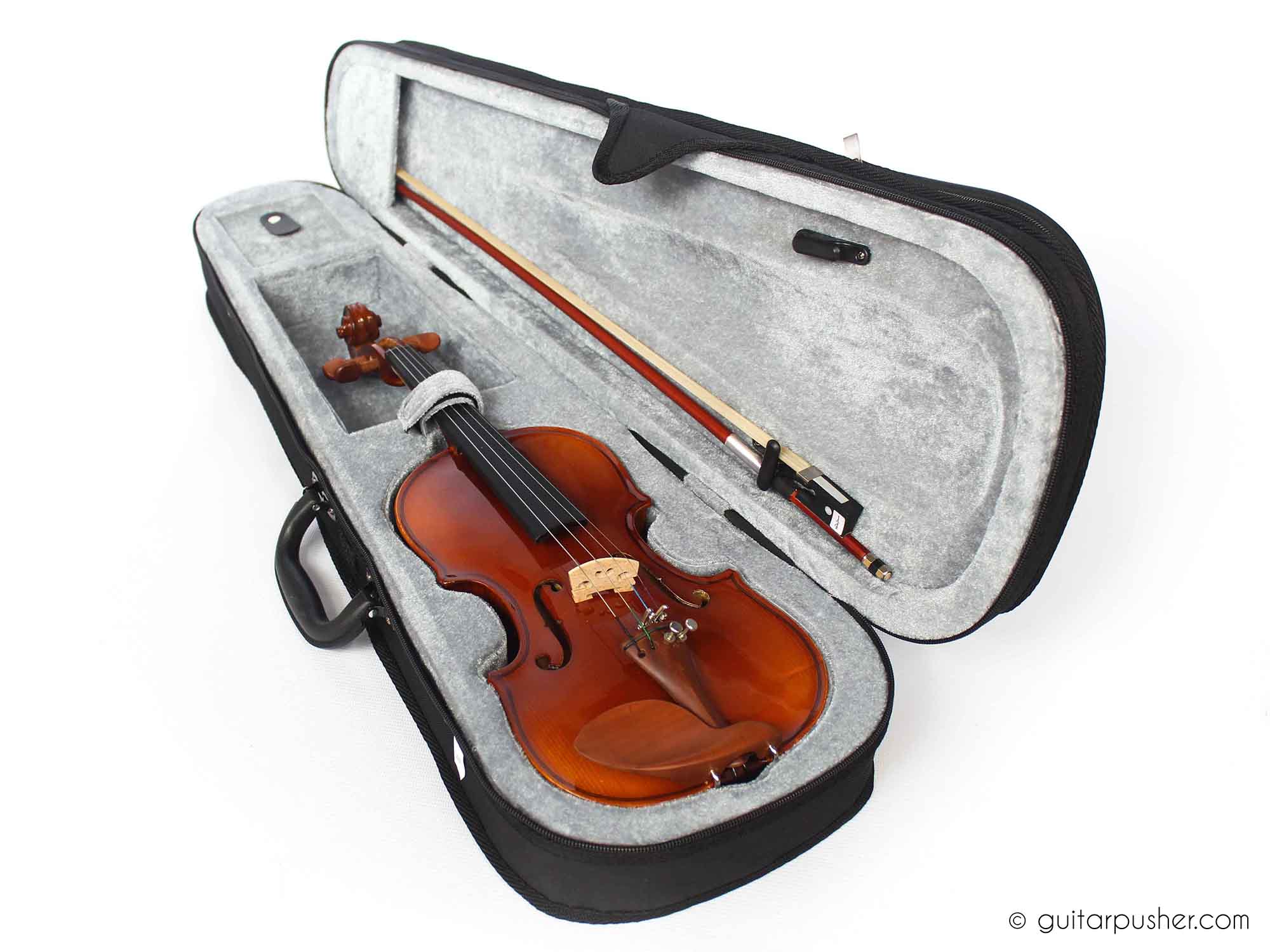 Trevino V401 1/4 Full Solid Wood Violin with Case - Image 19