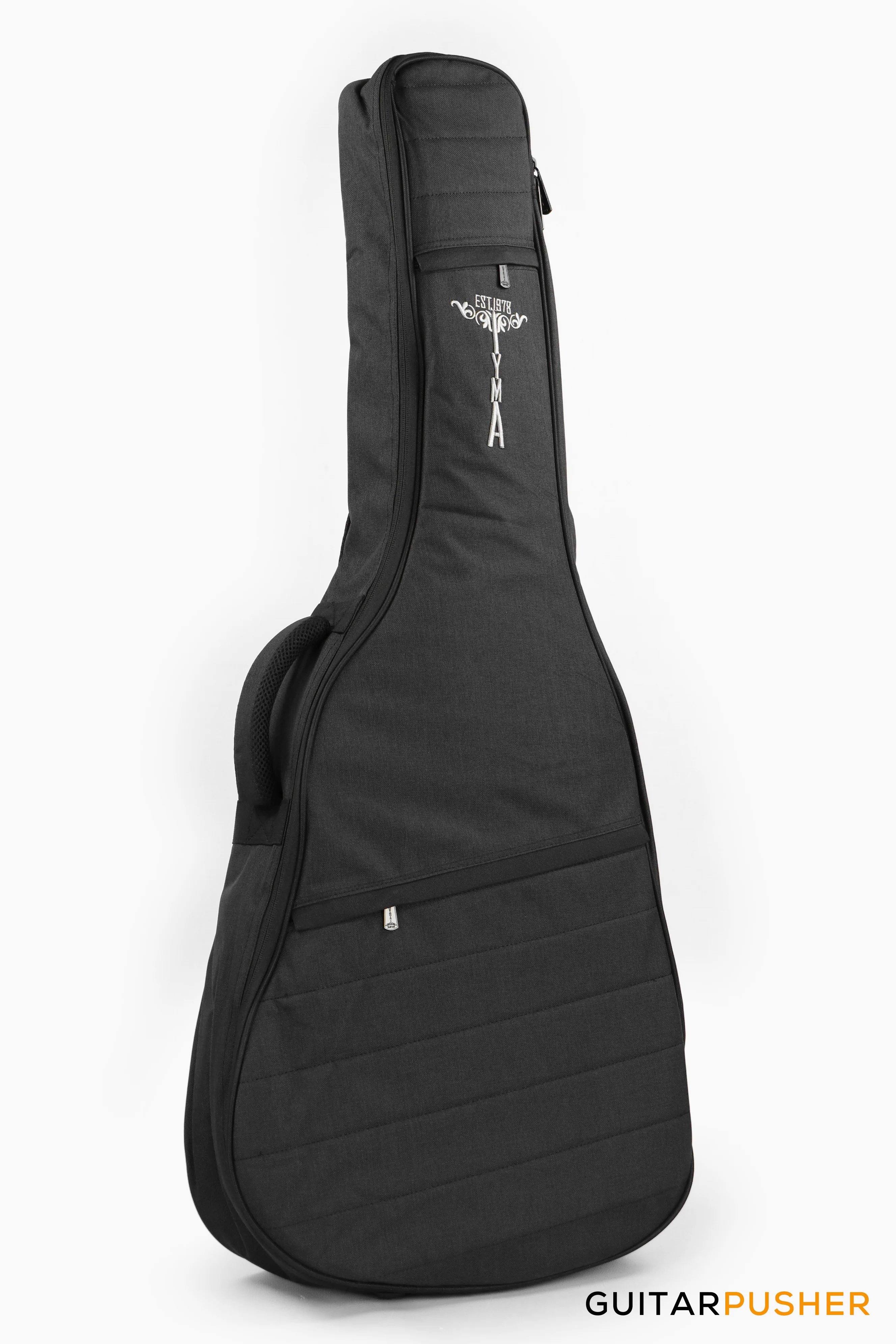 Tyma A2 Custom-ZL Solid Spruce Top Striped Ebony OM Acoustic-Electric Guitar with OS1 Pickup - Image 9