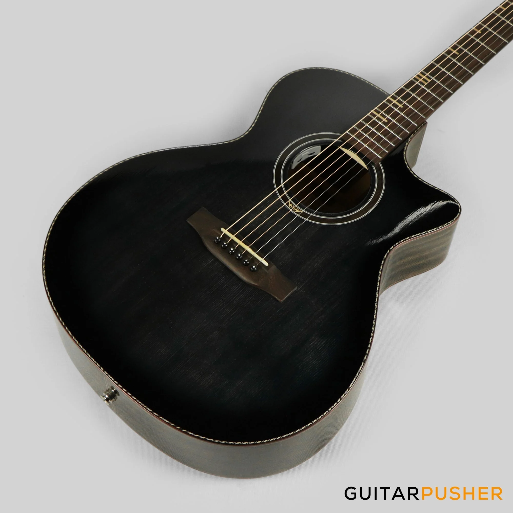 Tyma G-10 BKSE Solid Top Auditorium Acoustic-Electric Guitar with T-200 preamp - Image 12