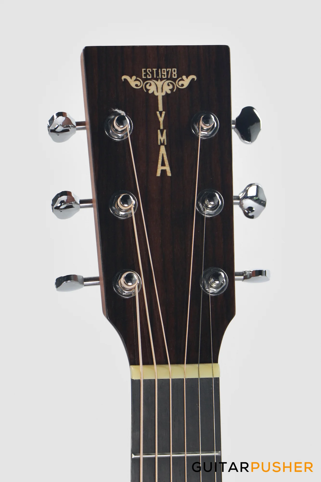 Tyma G-20 BRSE Solid Sitka Spruce Top Mahogany Auditorium Acoustic-Electric Guitar with T-200 MAX preamp - Image 7