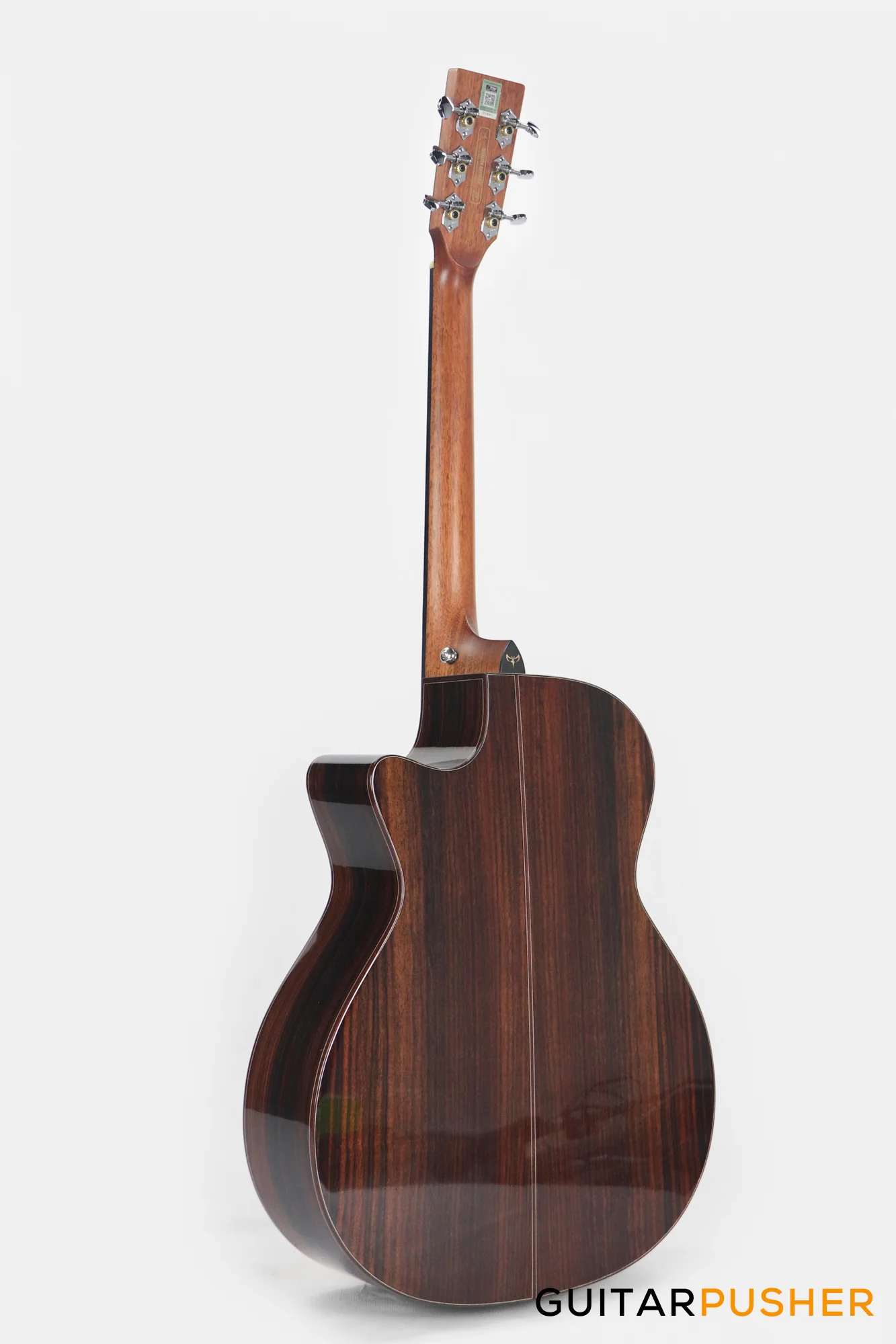 Tyma G-20 SE Solid Sitka Spruce Top Mahogany Auditorium Acoustic-Electric Guitar with T-200 MAX preamp - Image 8