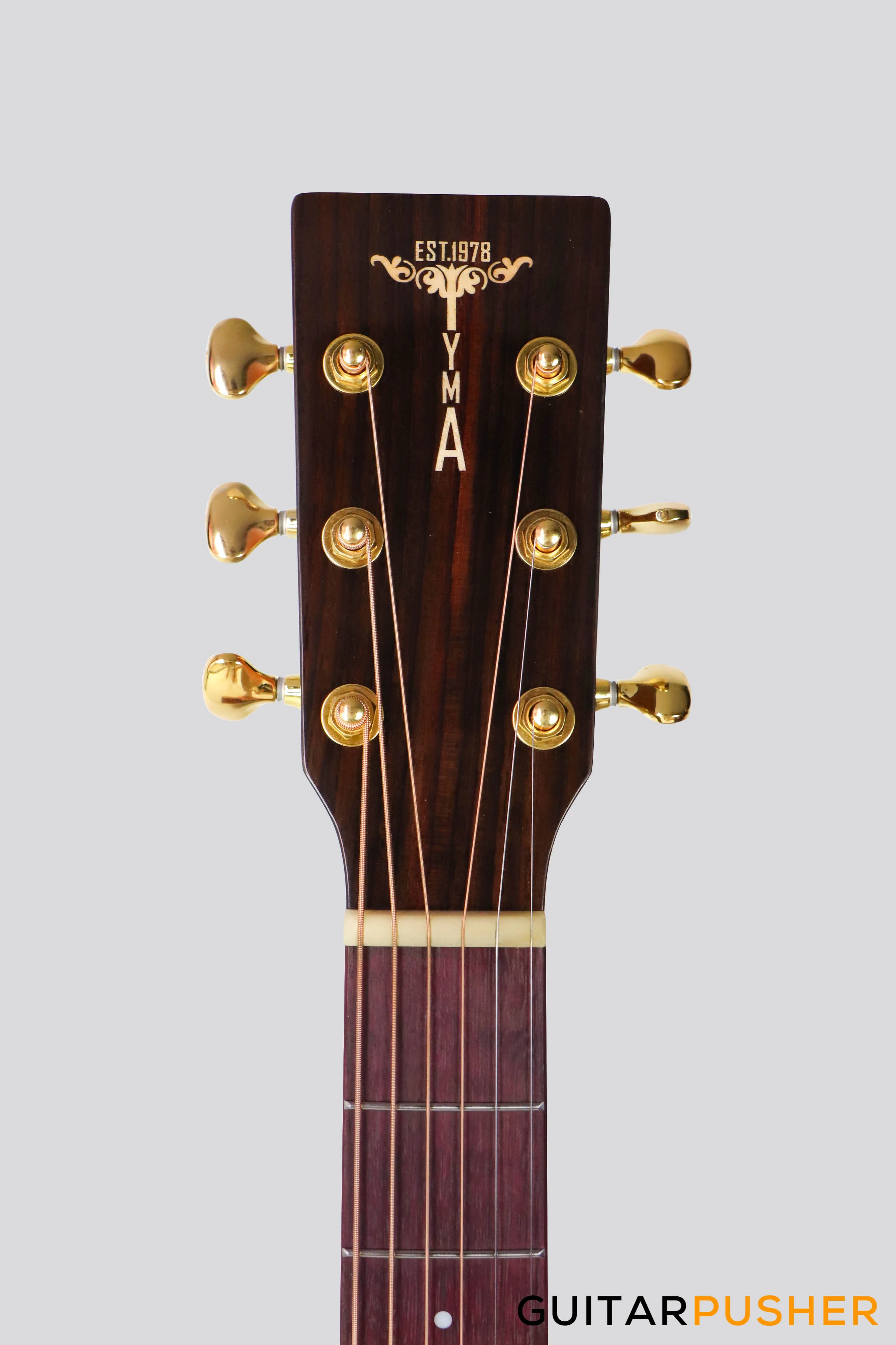 Tyma G-25E Santos Solid Engelmann Spruce Top Santos Rosewood Auditorium Acoustic-Electric Guitar with T-200 preamp - Image 14
