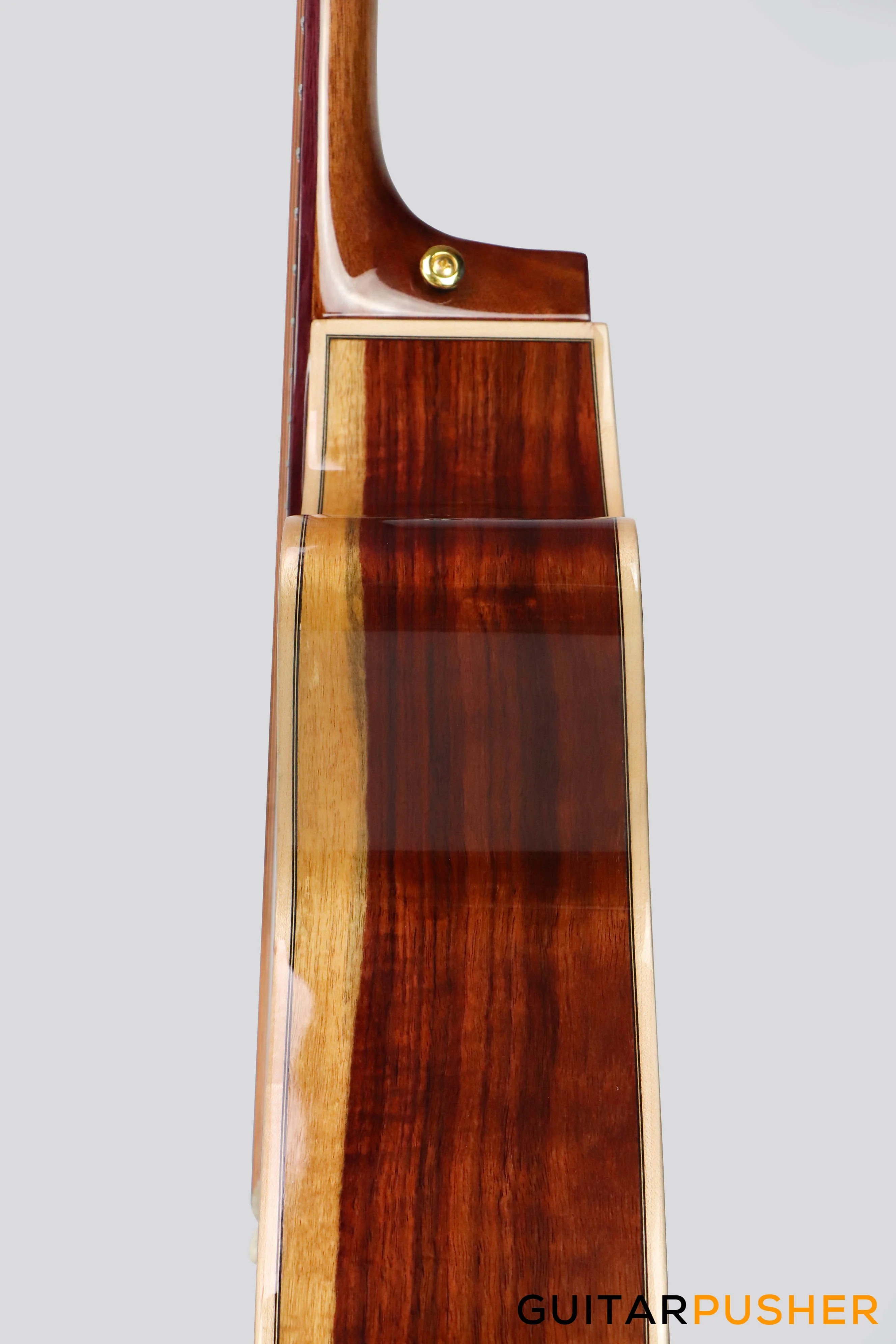 Tyma G-25E Santos Solid Engelmann Spruce Top Santos Rosewood Auditorium Acoustic-Electric Guitar with T-200 preamp - Image 9