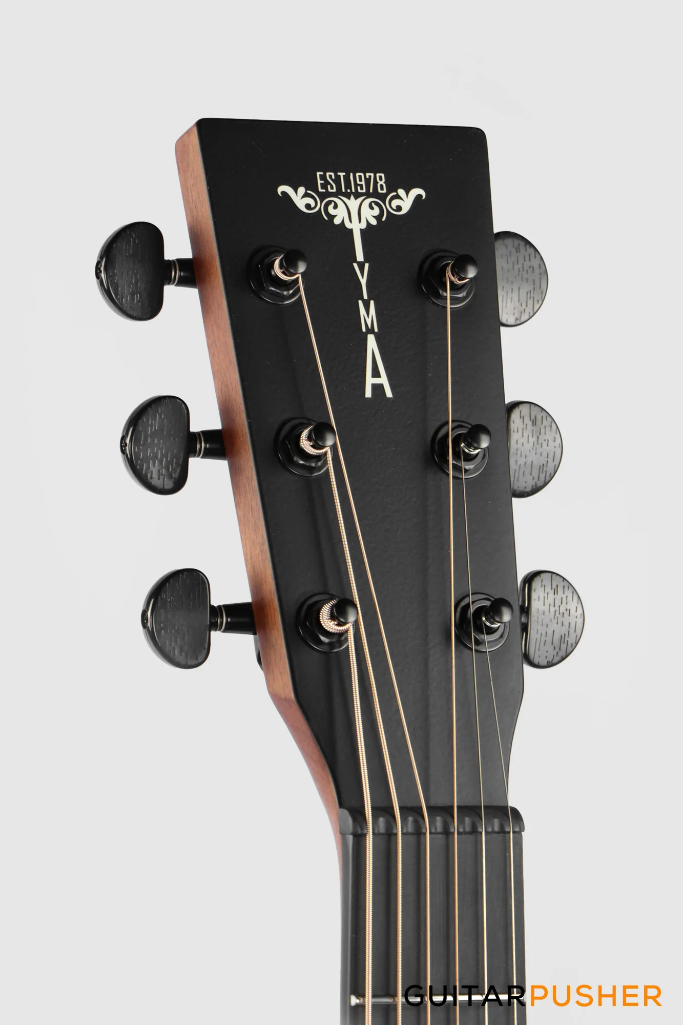 Tyma G-3 NSE Solid Sitka Spruce Top Mahogany Auditorium Acoustic-Electric Guitar with T-200 MAX preamp - Image 5