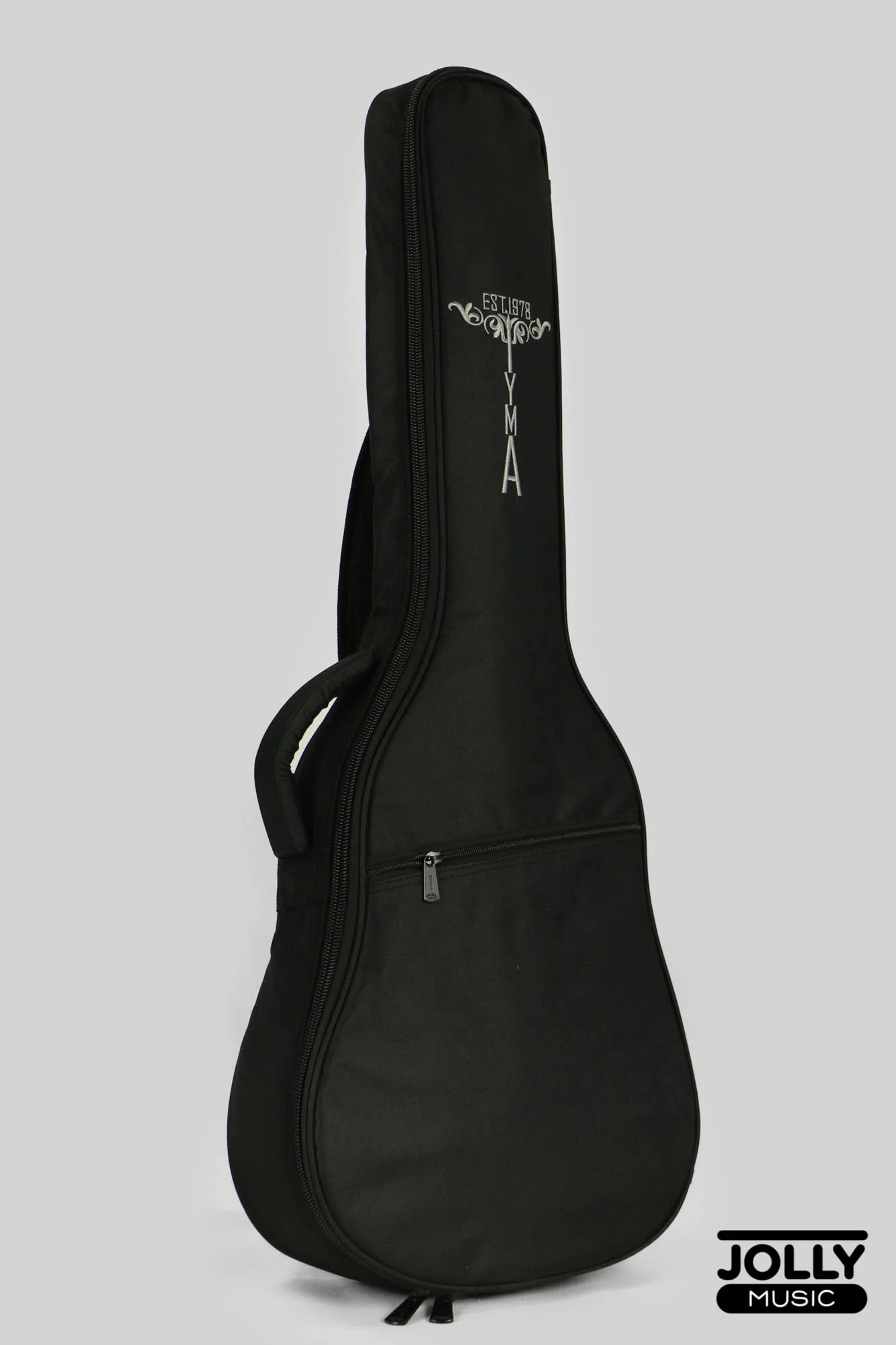 Tyma HB-400E Solid Spruce Top Indian Rosewood 3/4 Dreadnought Acoustic-Electric Guitar - Image 4