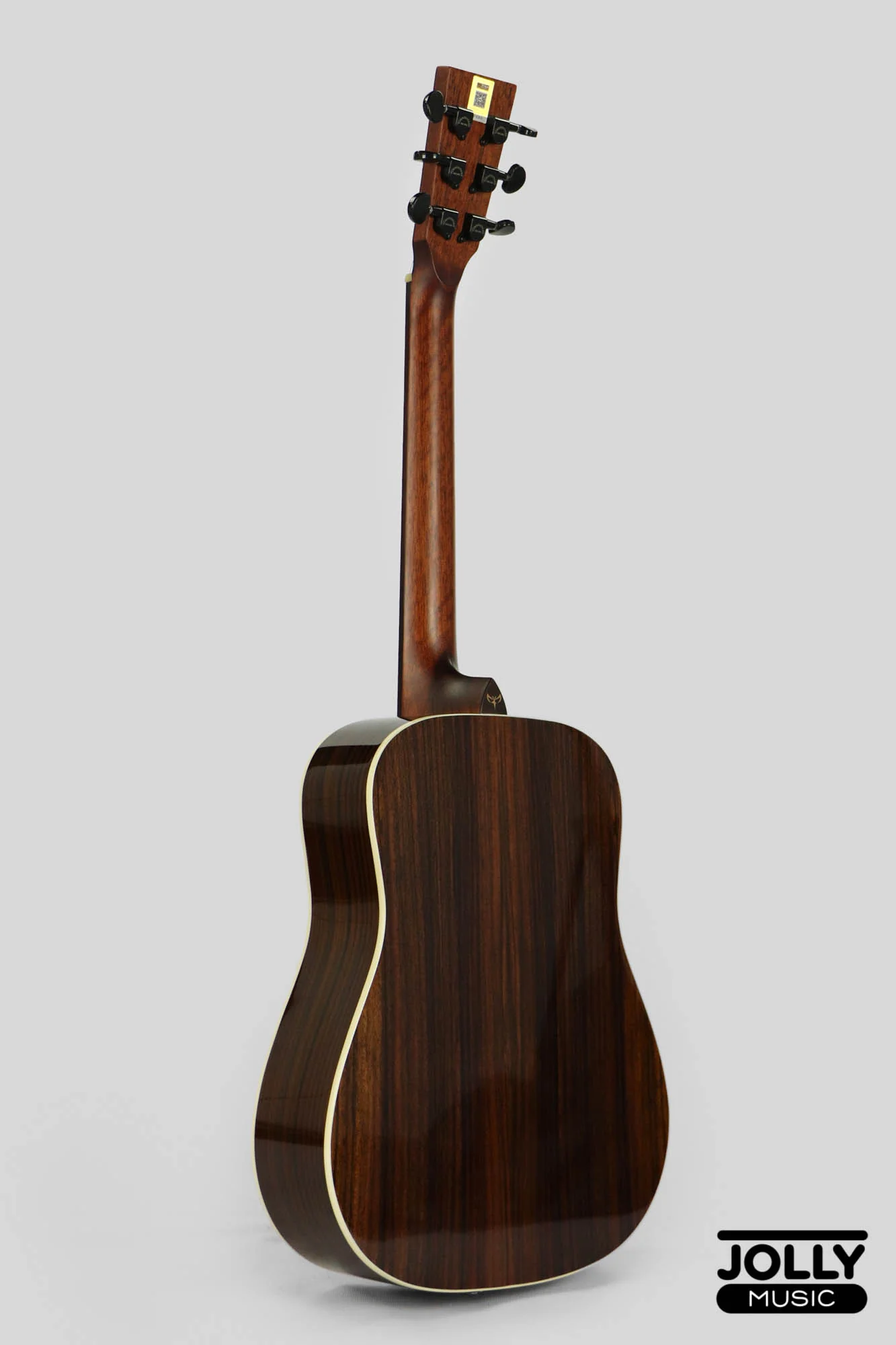 Tyma HB-400E Solid Spruce Top Indian Rosewood 3/4 Dreadnought Acoustic-Electric Guitar - Image 8