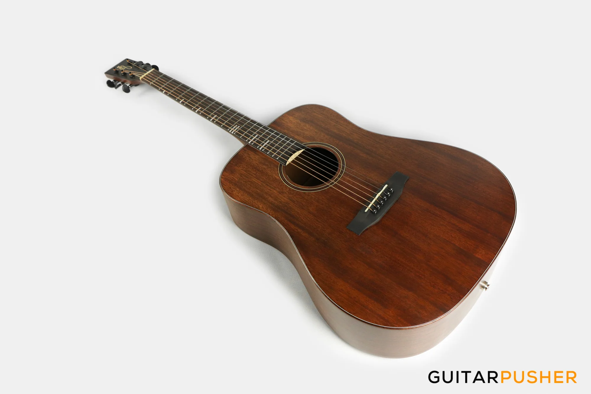 Tyma HD-350ME Solid Top Dreadnought Acoustic-Electric Guitar with T-200 preamp - Image 12