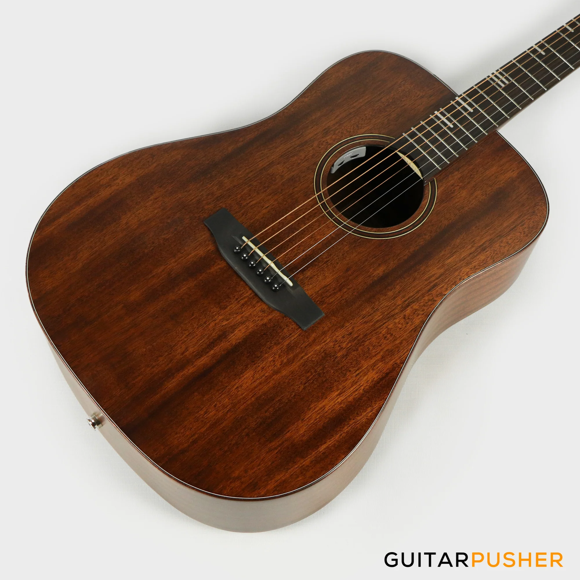 Tyma HD-350ME Solid Top Dreadnought Acoustic-Electric Guitar with T-200 preamp - Image 13