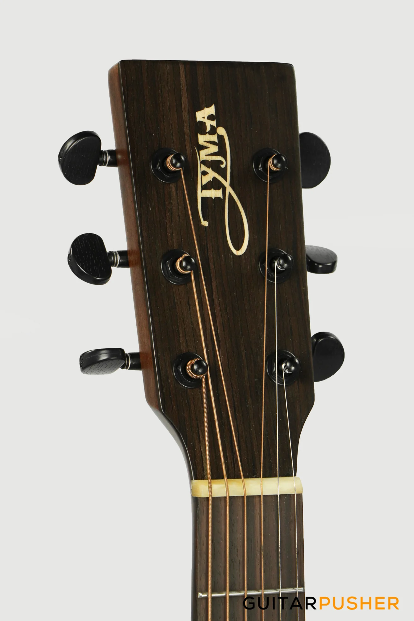 Tyma HD-350ME Solid Top Dreadnought Acoustic-Electric Guitar with T-200 preamp - Image 6
