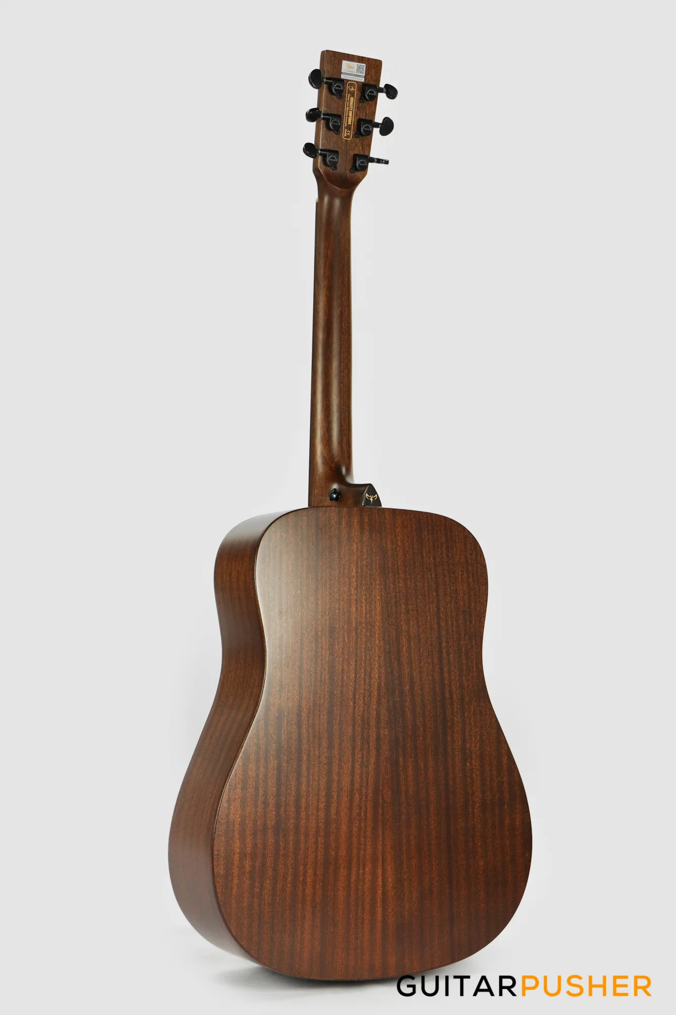 Tyma HD-350ME Solid Top Dreadnought Acoustic-Electric Guitar with T-200 preamp - Image 7