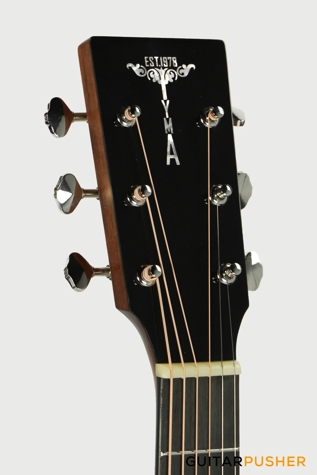Tyma TD-12E Solid Sitka Spruce Top Rosewood Dreadnought Acoustic-Electric Guitar w/ Fishman INK-300 Pickup System - Image 6