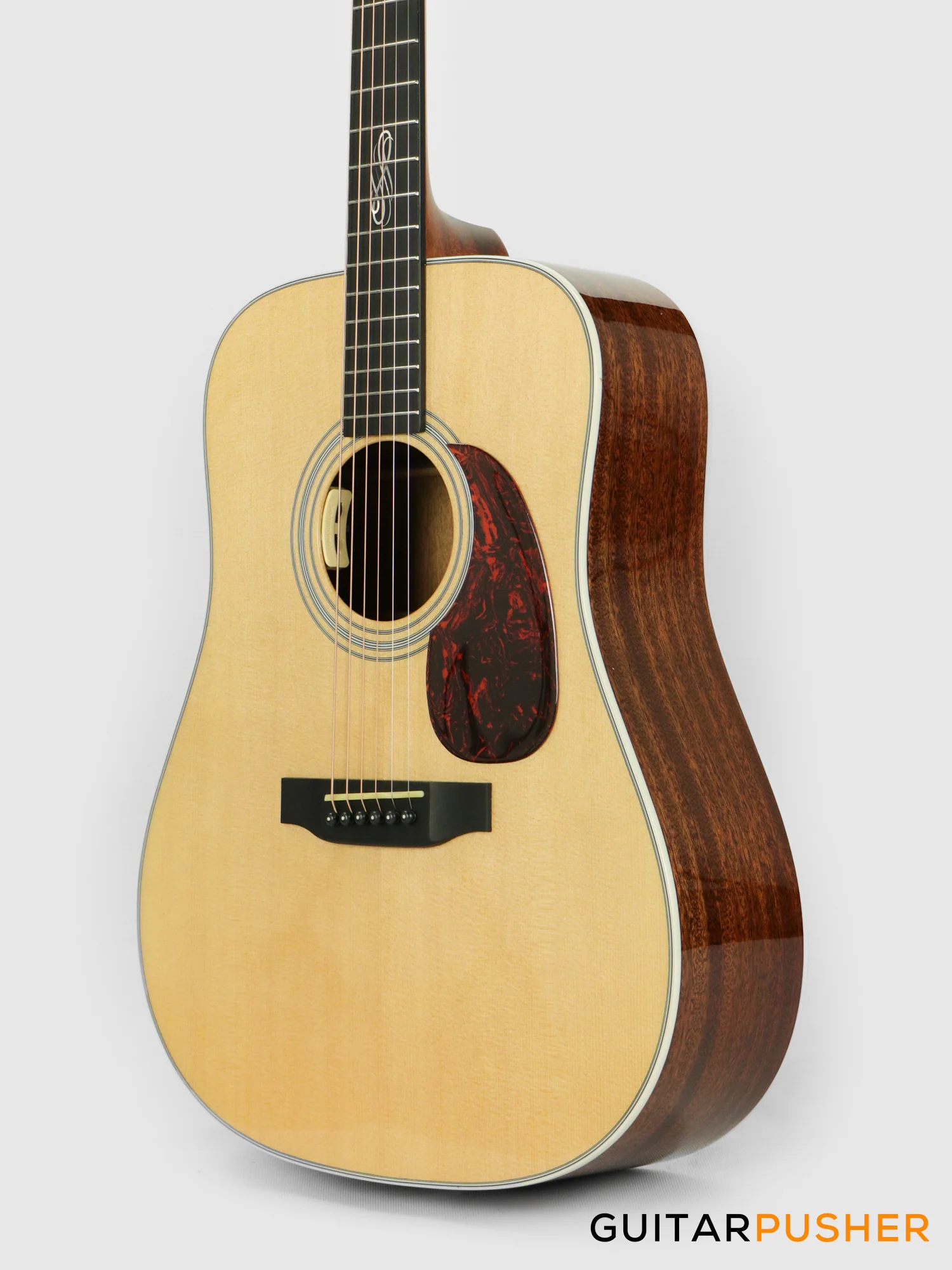 Tyma TD-15E All-Solid Sitka Spruce Top Dreadnought Acoustic-Electric Guitar - Image 10