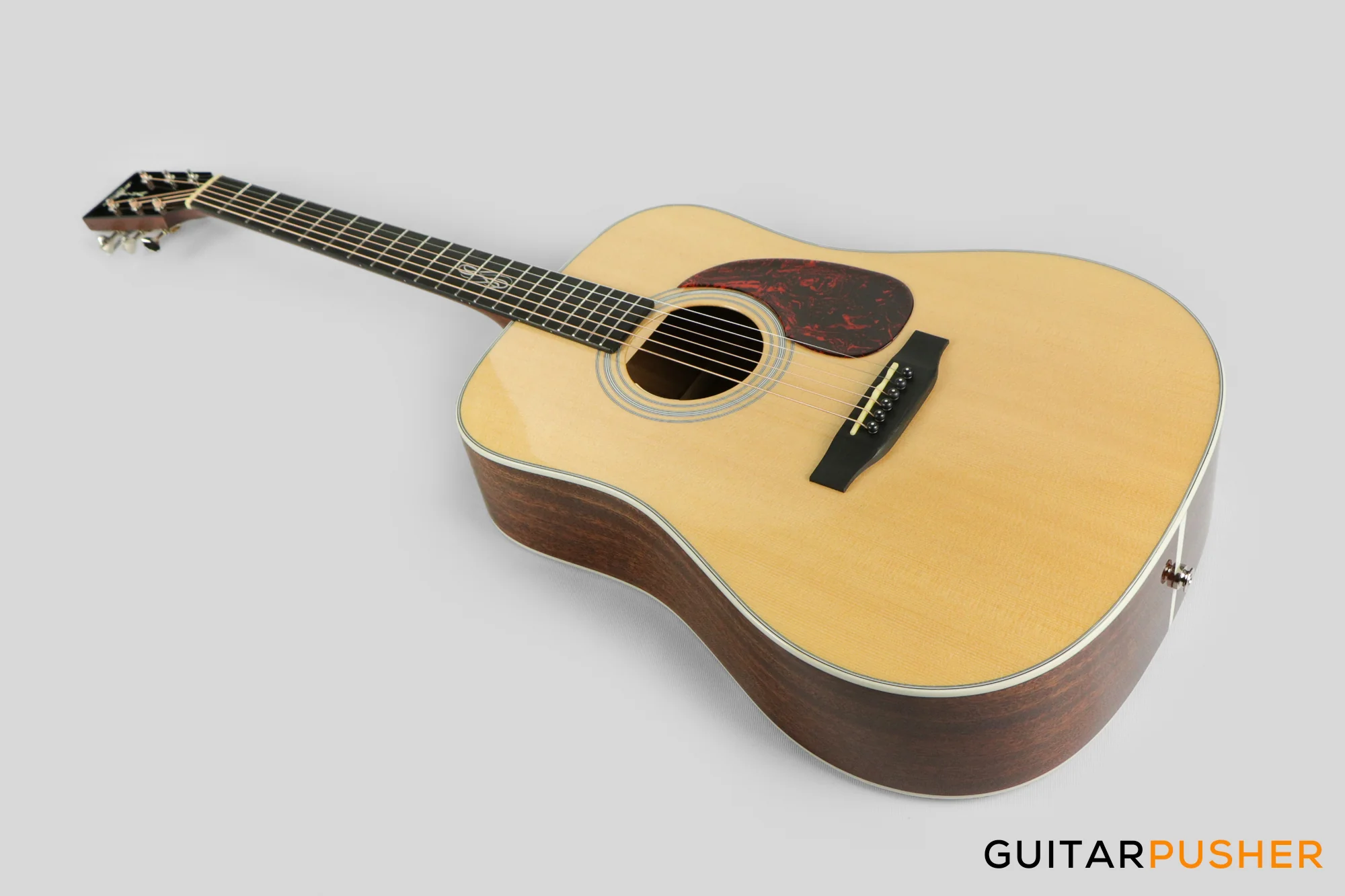 Tyma TD-15E All-Solid Sitka Spruce Top Dreadnought Acoustic-Electric Guitar - Image 11