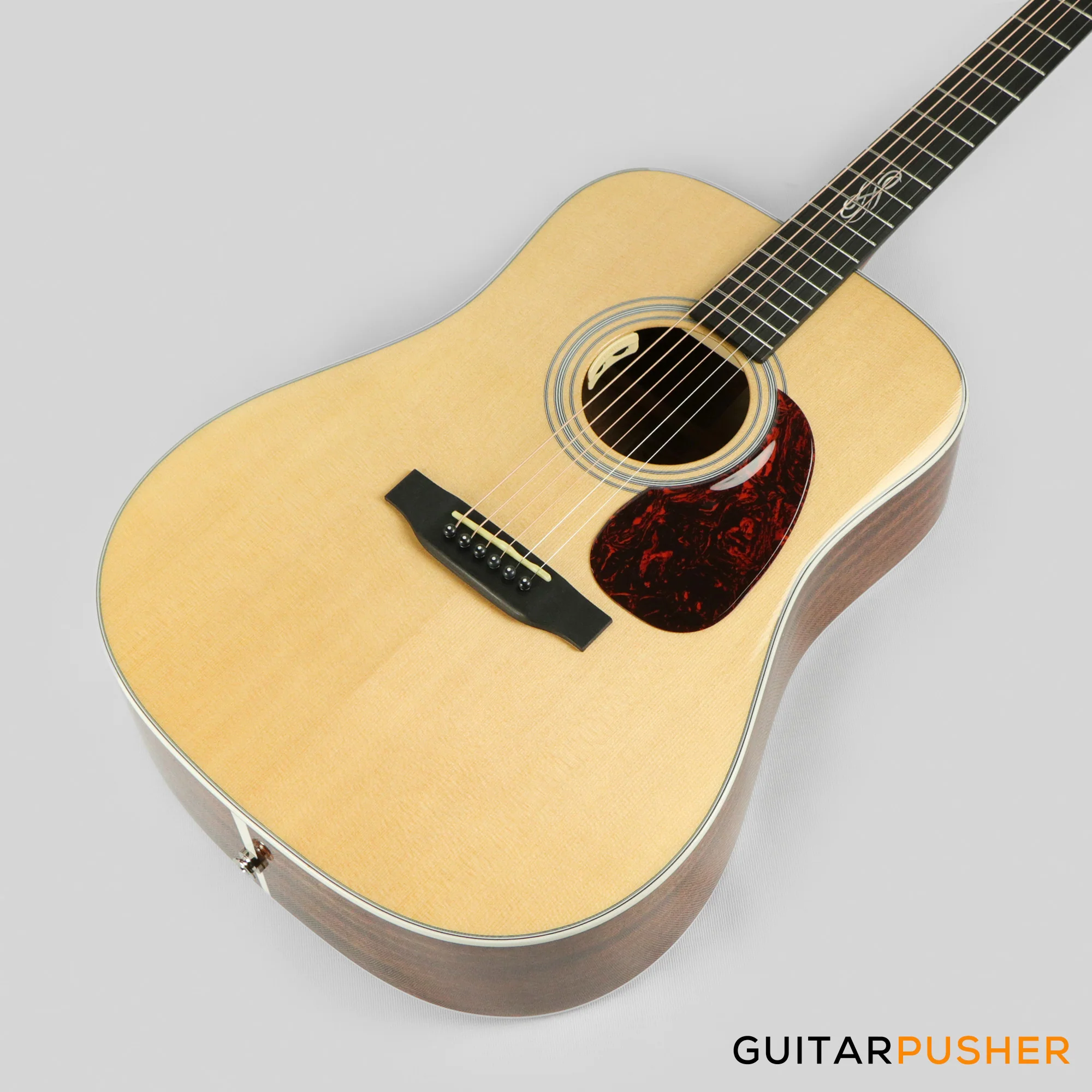Tyma TD-15E All-Solid Sitka Spruce Top Dreadnought Acoustic-Electric Guitar - Image 12