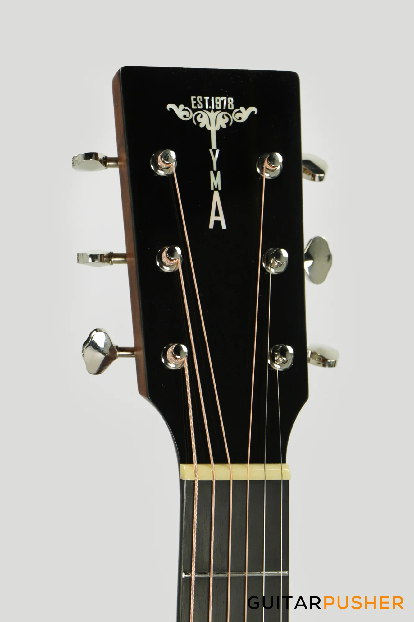 Tyma TD-15E All-Solid Sitka Spruce Top Dreadnought Acoustic-Electric Guitar - Image 7