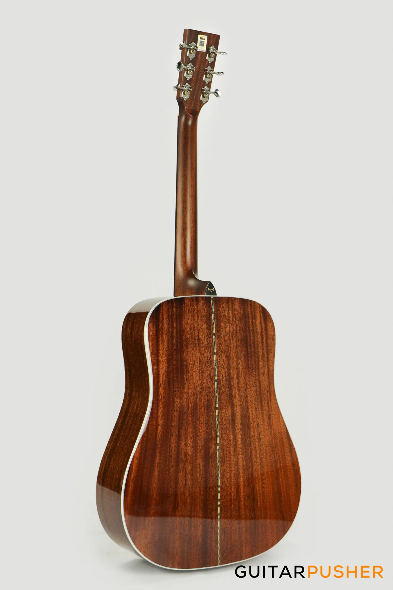Tyma TD-15E All-Solid Sitka Spruce Top Dreadnought Acoustic-Electric Guitar - Image 8