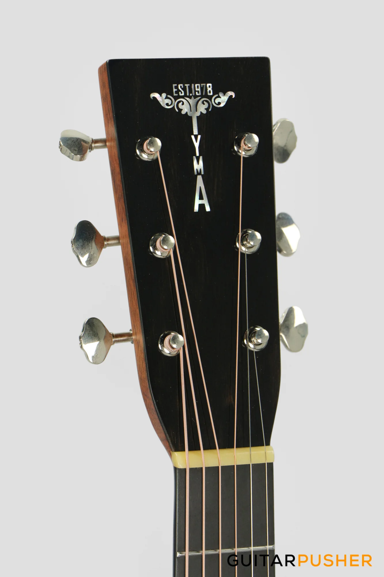 Tyma TD-28E All-Solid Wood Sitka Spruce Top Indian Rosewood Dreadnought Acoustic-Electric Guitar with Fishman Ellipse Matrix Blend Dual Pickups - Image 4
