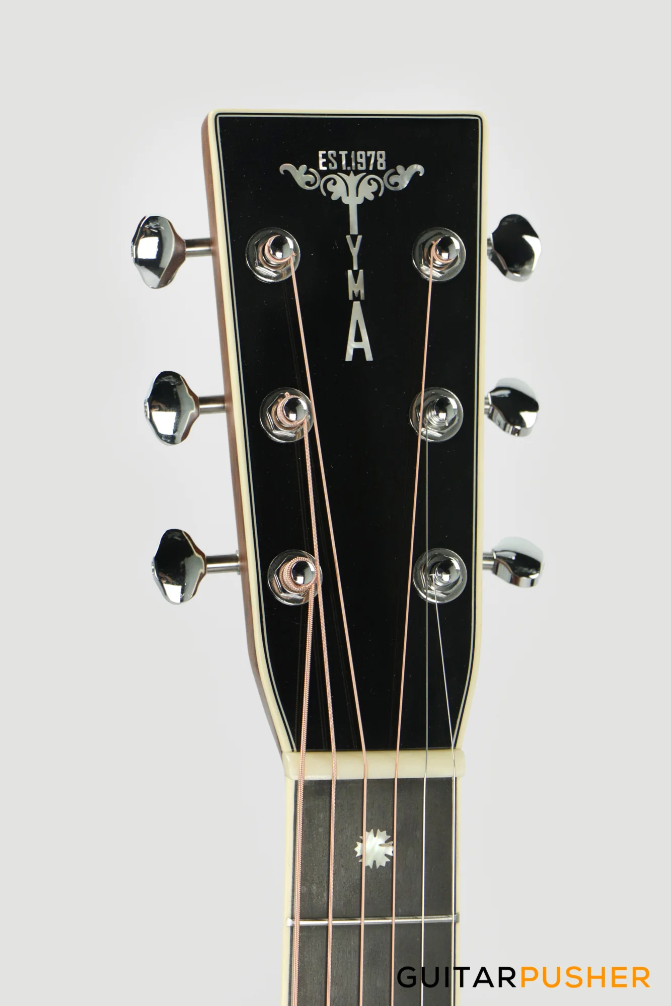 Tyma TD-28VE All-Solid Wood Sitka Spruce Top Indian Rosewood Dreadnought Acoustic-Electric Guitar with Fishman USA Elipse Matrix Pickup System & Case - Image 5