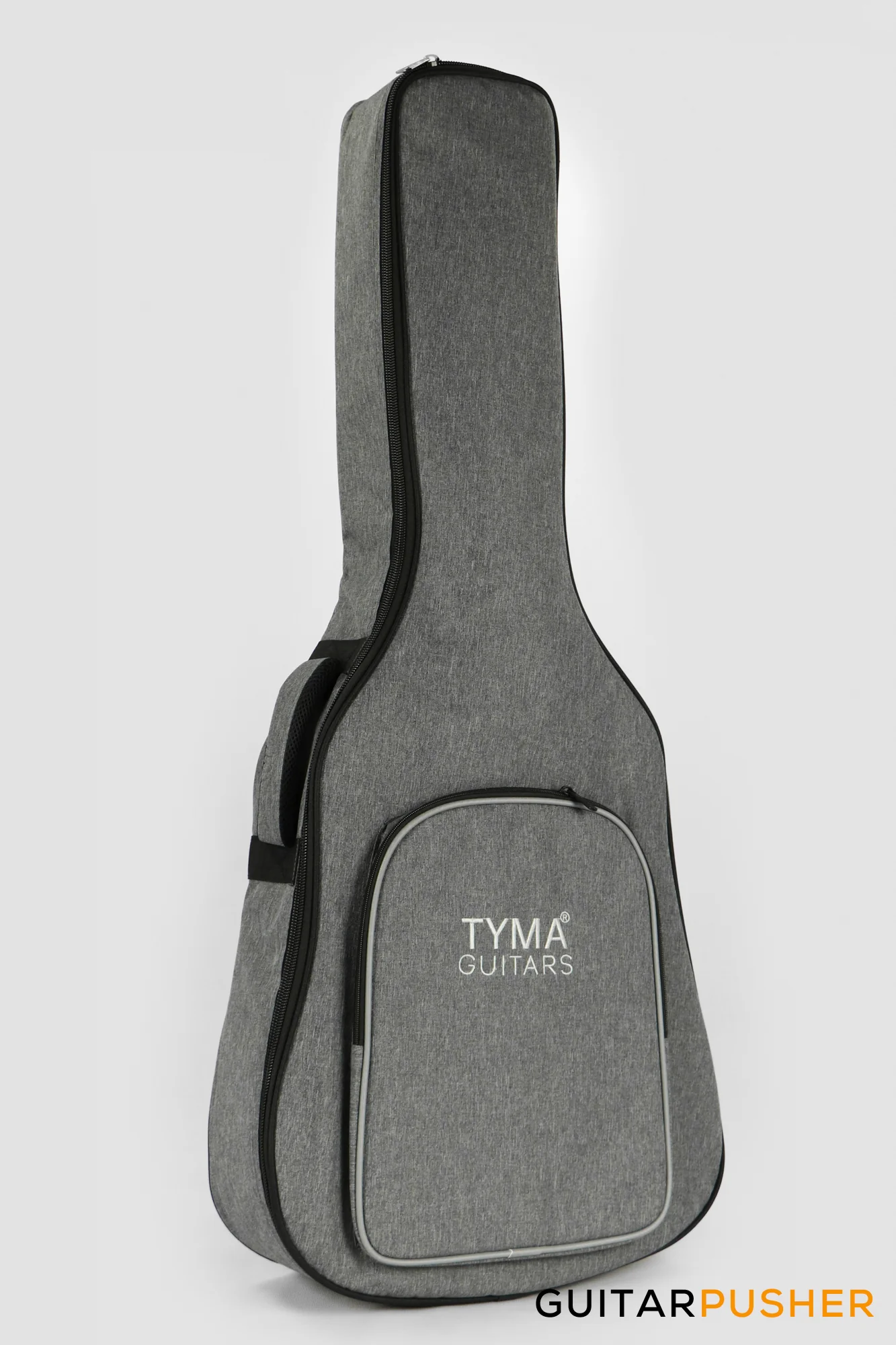 Tyma TF-12E Solid Sitka Spruce Top Indian Rosewood OM Acoustic-Electric Guitar - Image 3