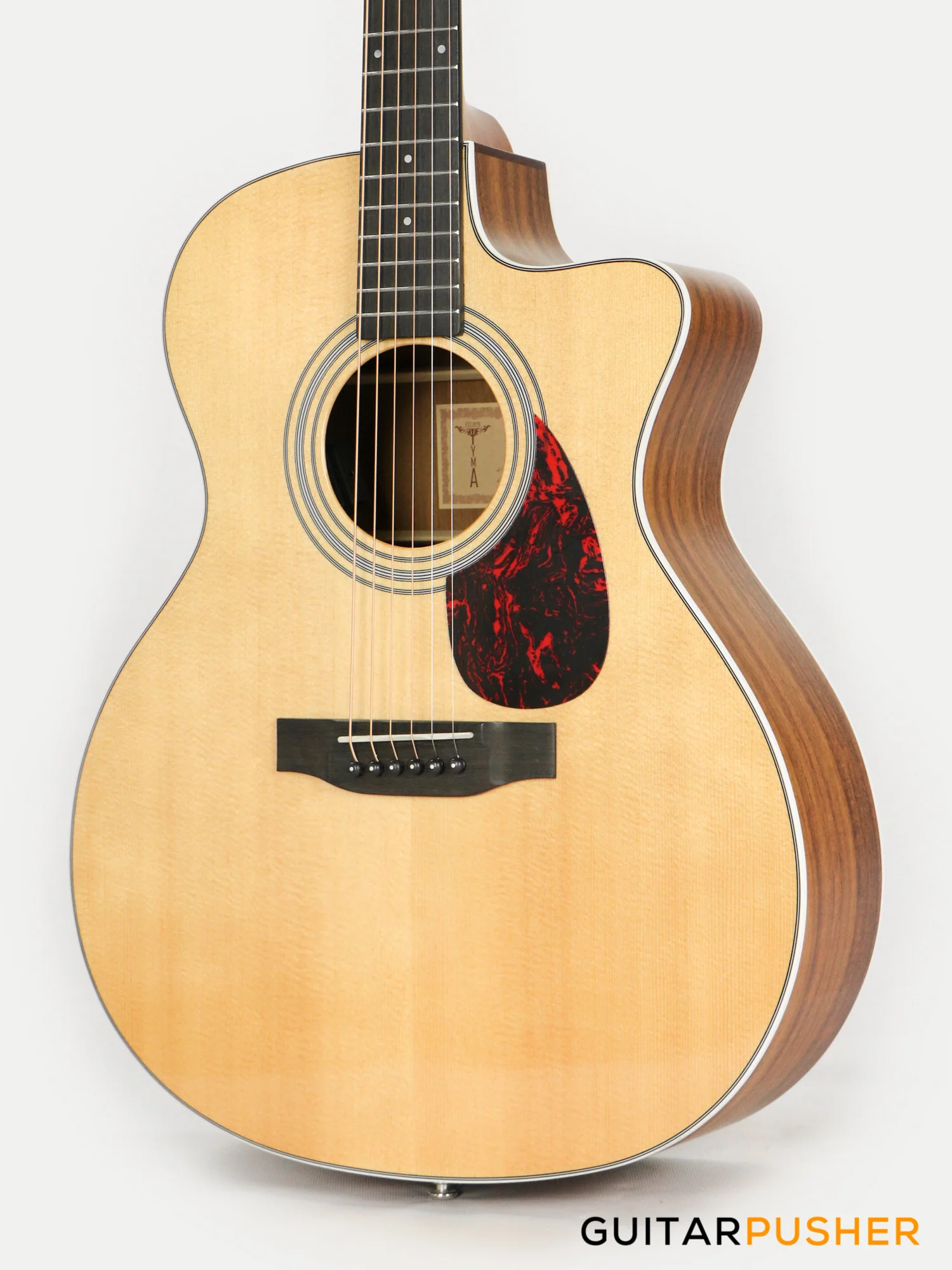 Tyma TG-12 Solid Sitka Spruce Top Rosewood Grand Auditorium Acoustic-Electric Guitar w/ Fishman INK-300 Pickup System - Image 9