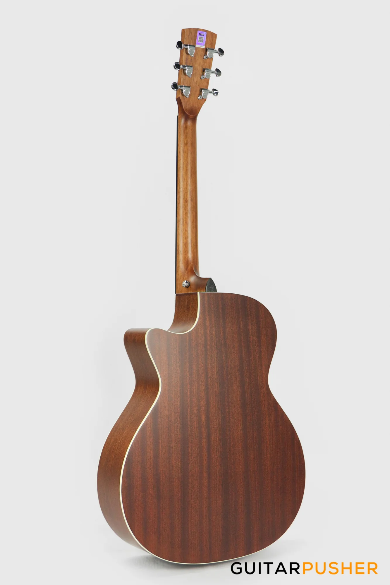 Tyma TG-5 BRSE Sitka Spruce Top Mahogany Auditorium Acoustic-Electric Guitar with OS1 Pickup - Image 8