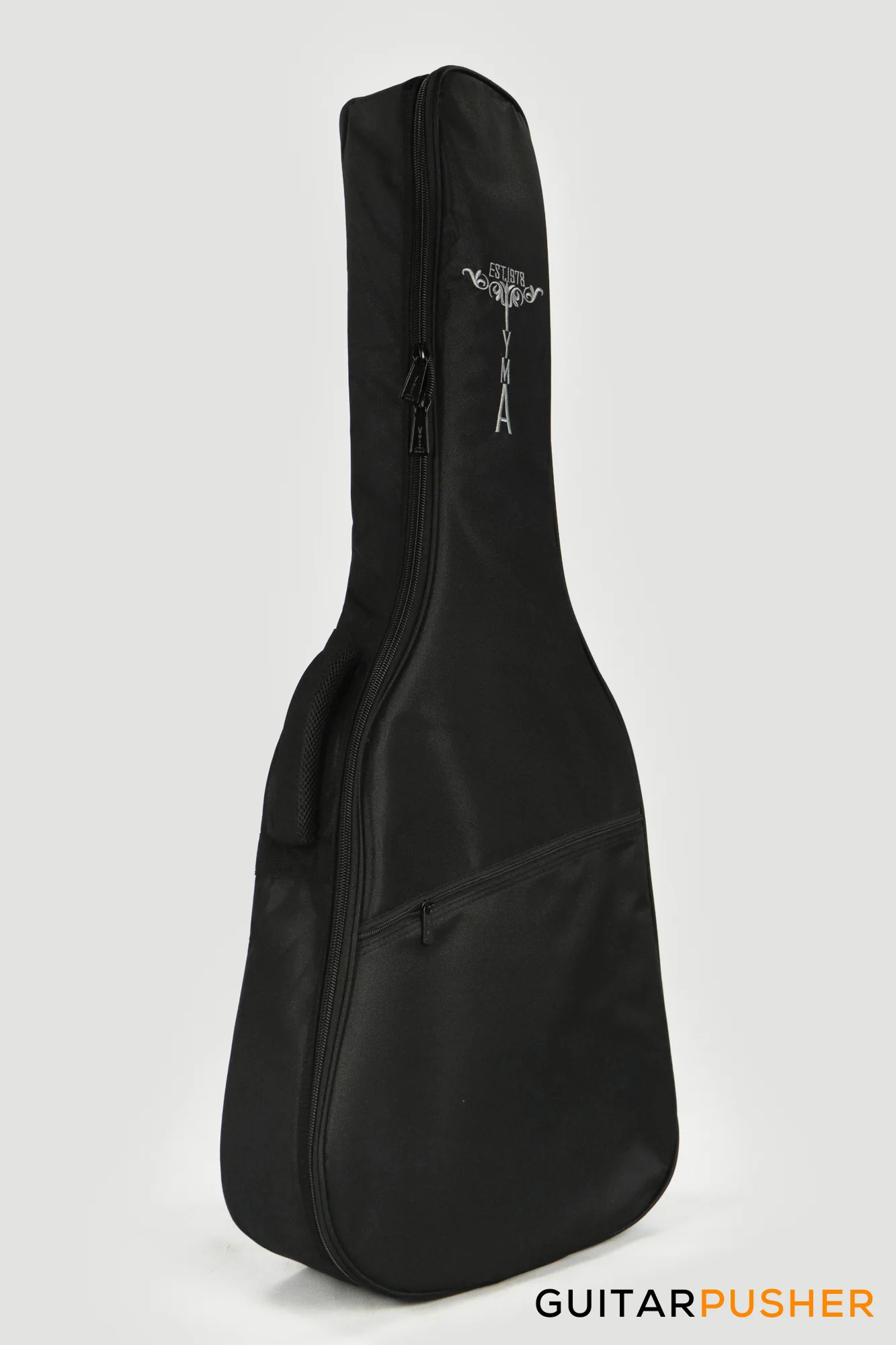 Tyma TG-5E Solid Sitka Spruce Top Mahogany Auditorium Acoustic-Electric Guitar with OS1 Pickup - Image 3