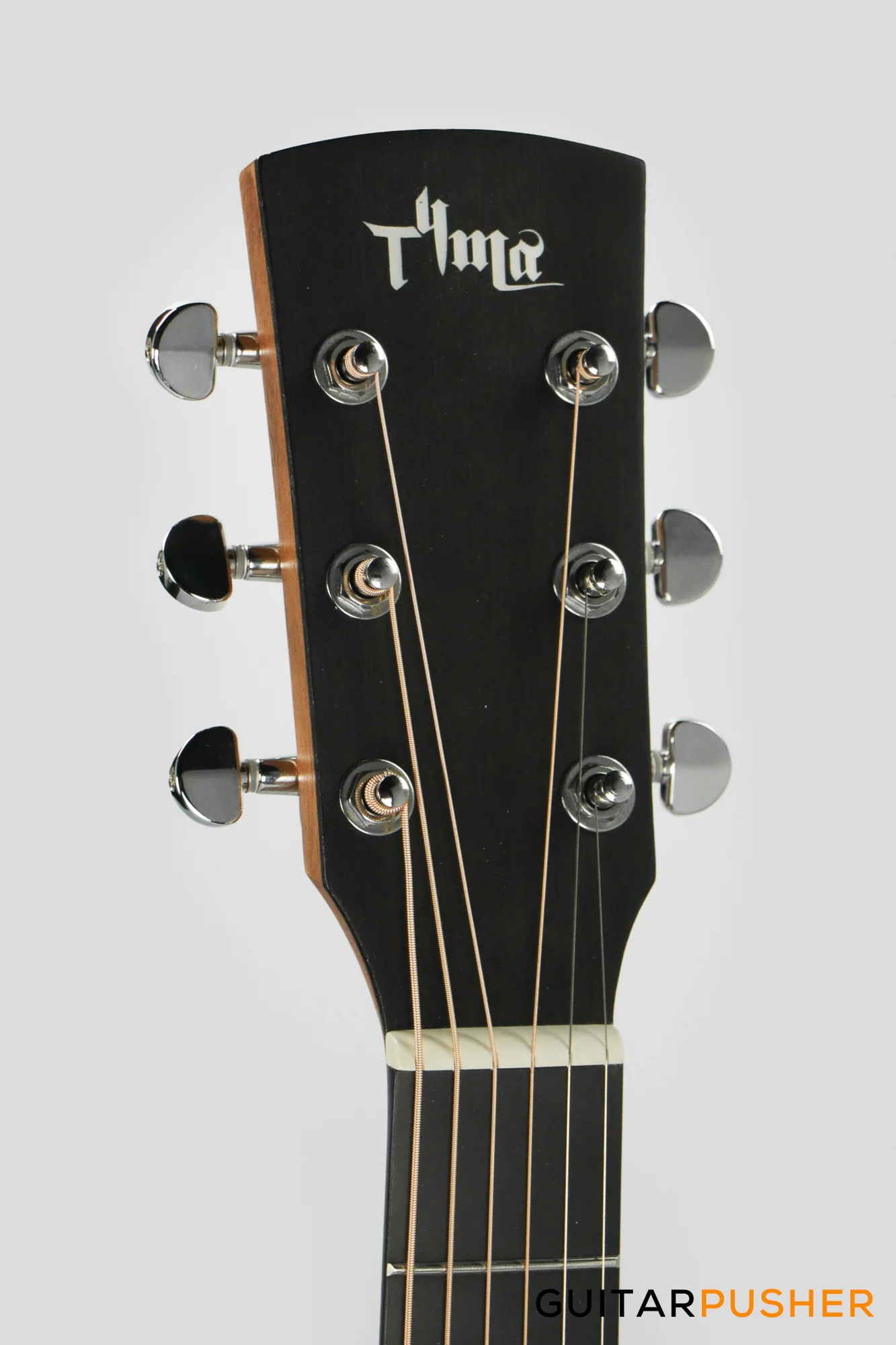 Tyma TG-5PE Paulownia Top Mahogany Auditorium Acoustic-Electric Guitar with OS1 Pickup - Image 3