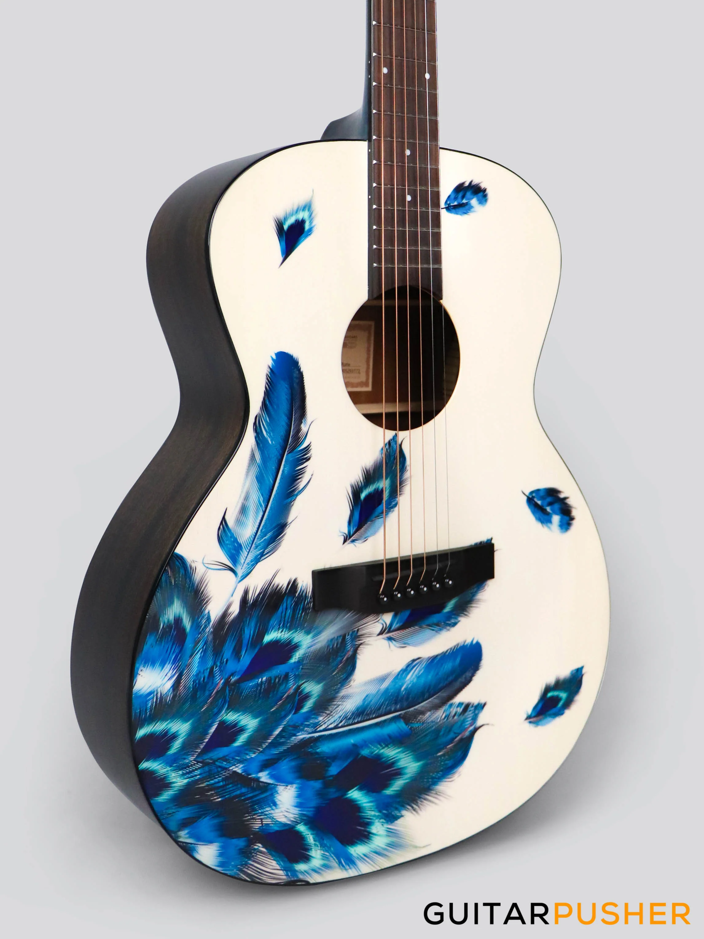 Tyma V-3 Plume Solid Top Auditorium Acoustic Guitar - Image 6