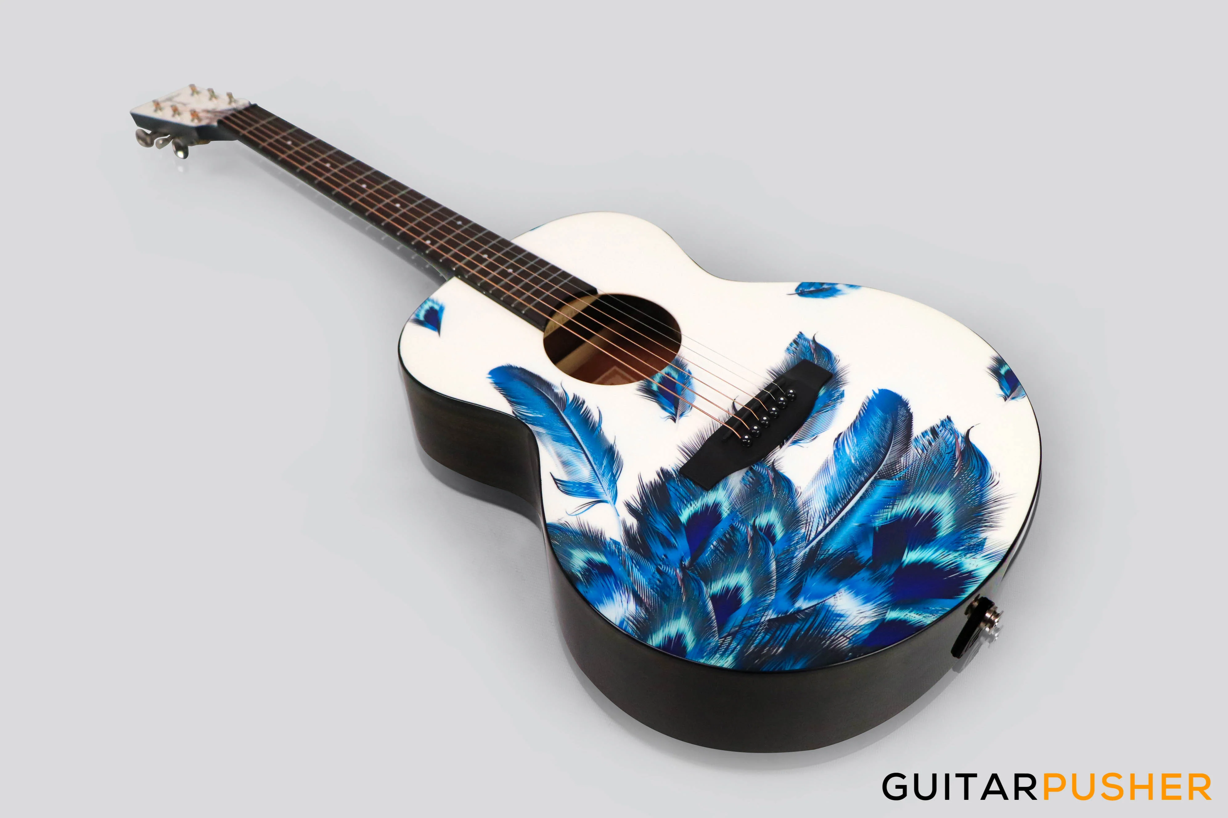 Tyma V-3 Plume Solid Top GS Mini 36 Acoustic Guitar - Image 11