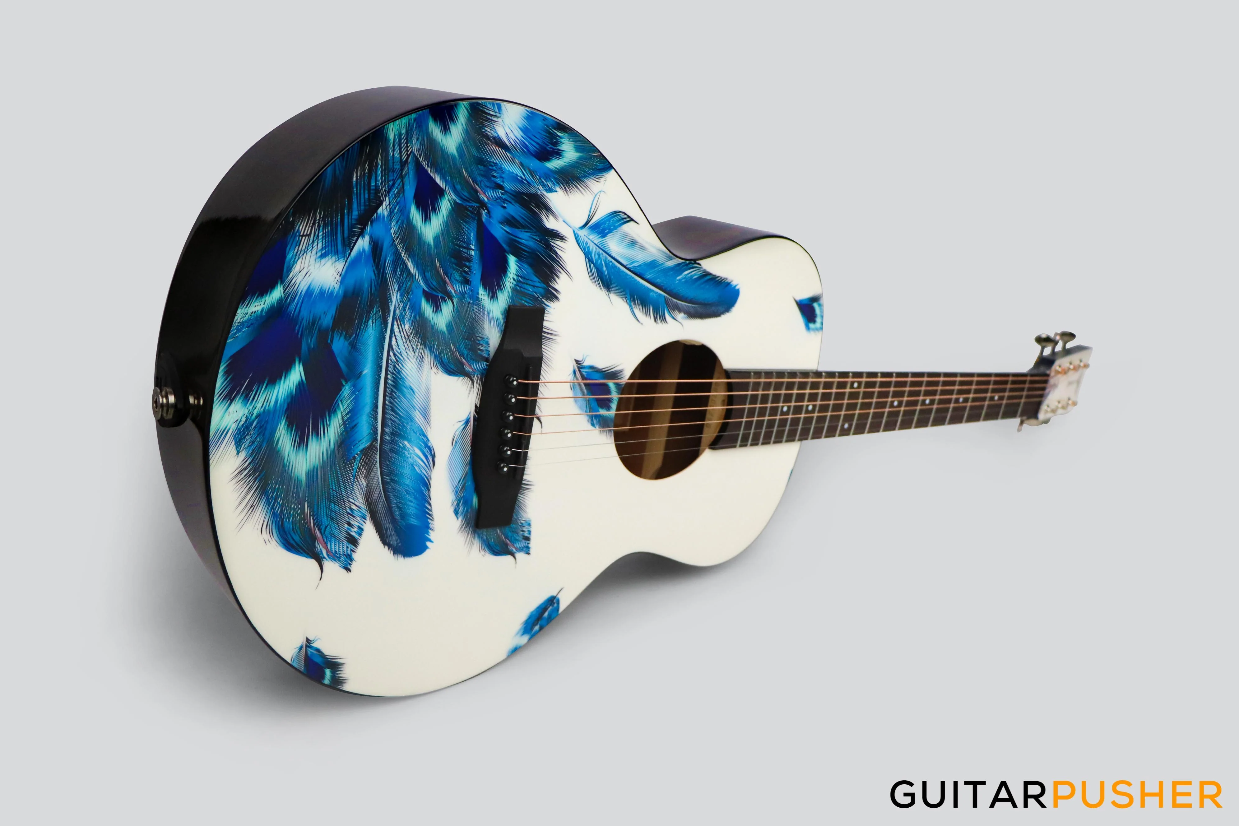 Tyma V-3 Plume Solid Top GS Mini 36 Acoustic Guitar - Image 12