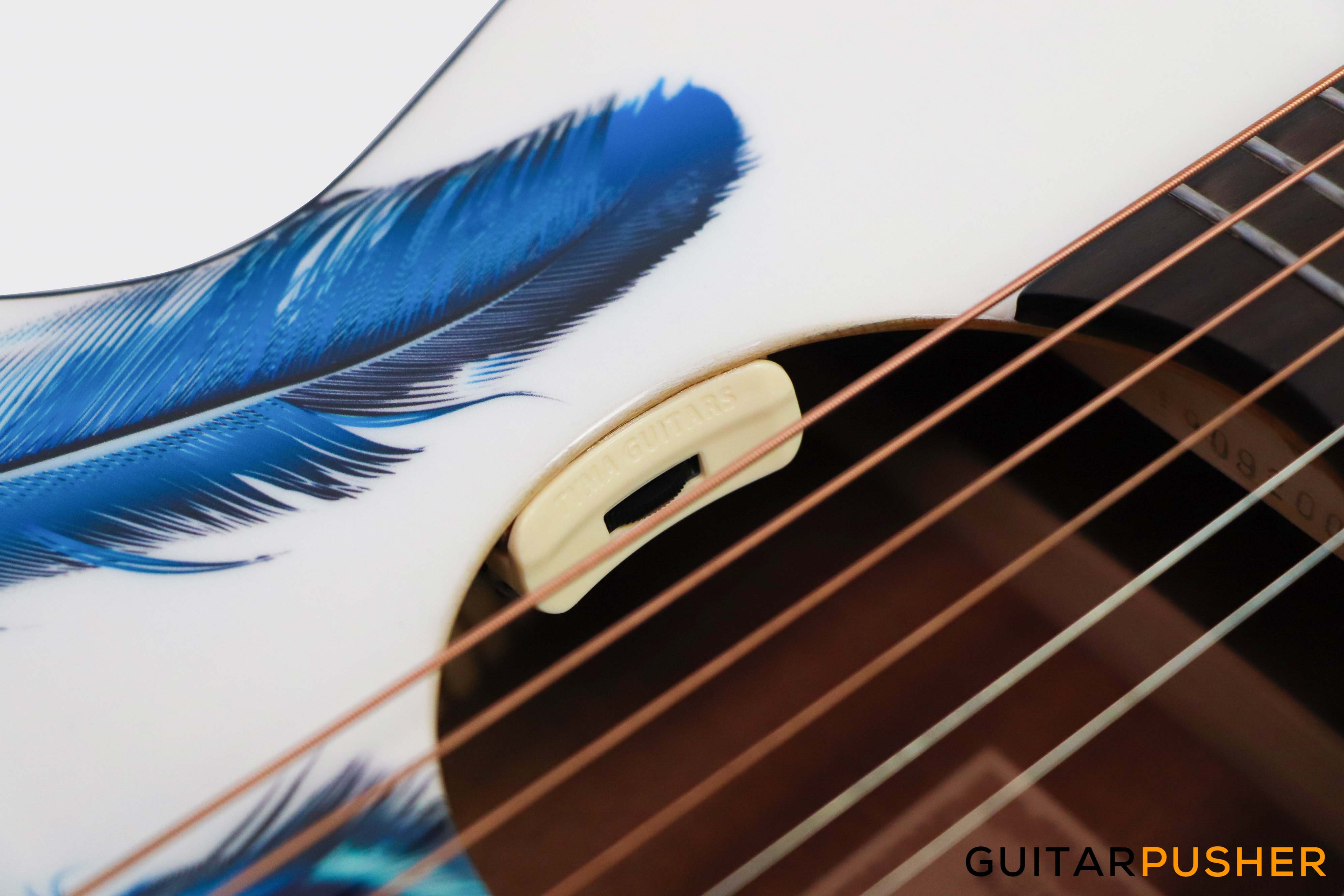 Tyma V-3 Plume Solid Top GS Mini 36 Acoustic Guitar - Image 7