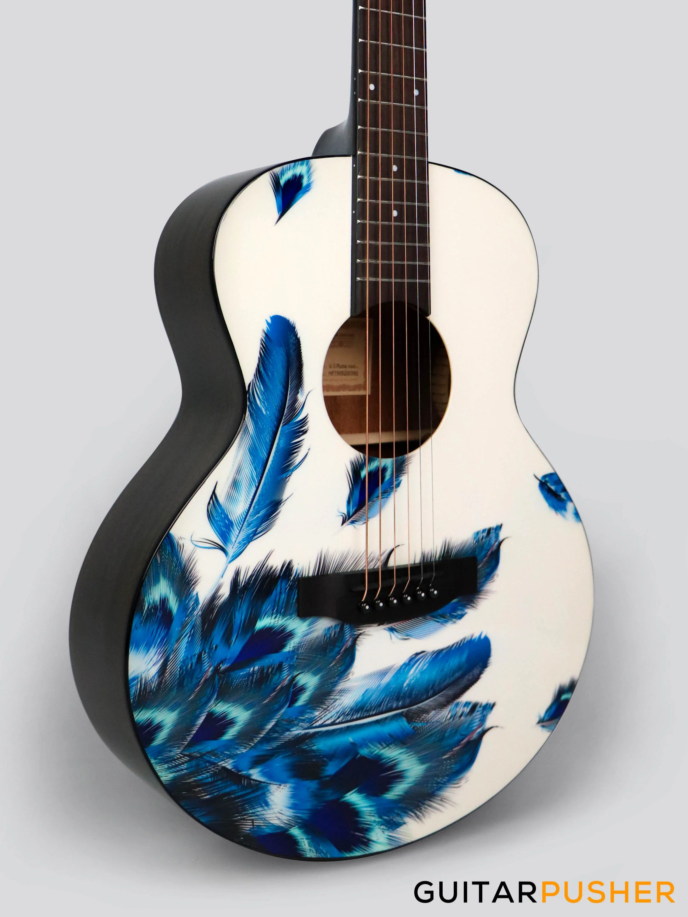 Tyma V-3 Plume Solid Top GS Mini 36 Acoustic Guitar - Image 8