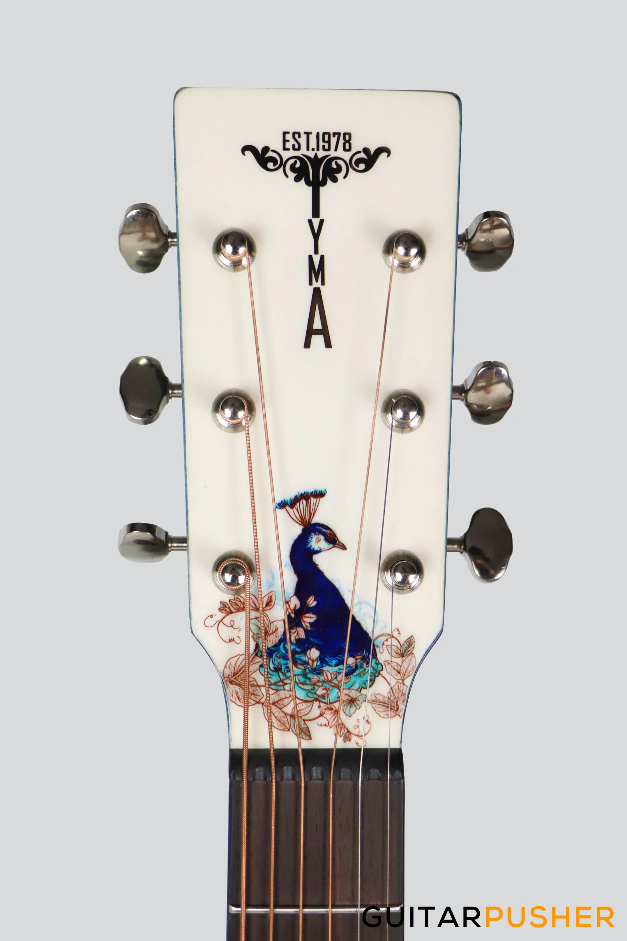 Tyma V-3 Plume Solid Top GS Mini 36 Acoustic Guitar - Image 9