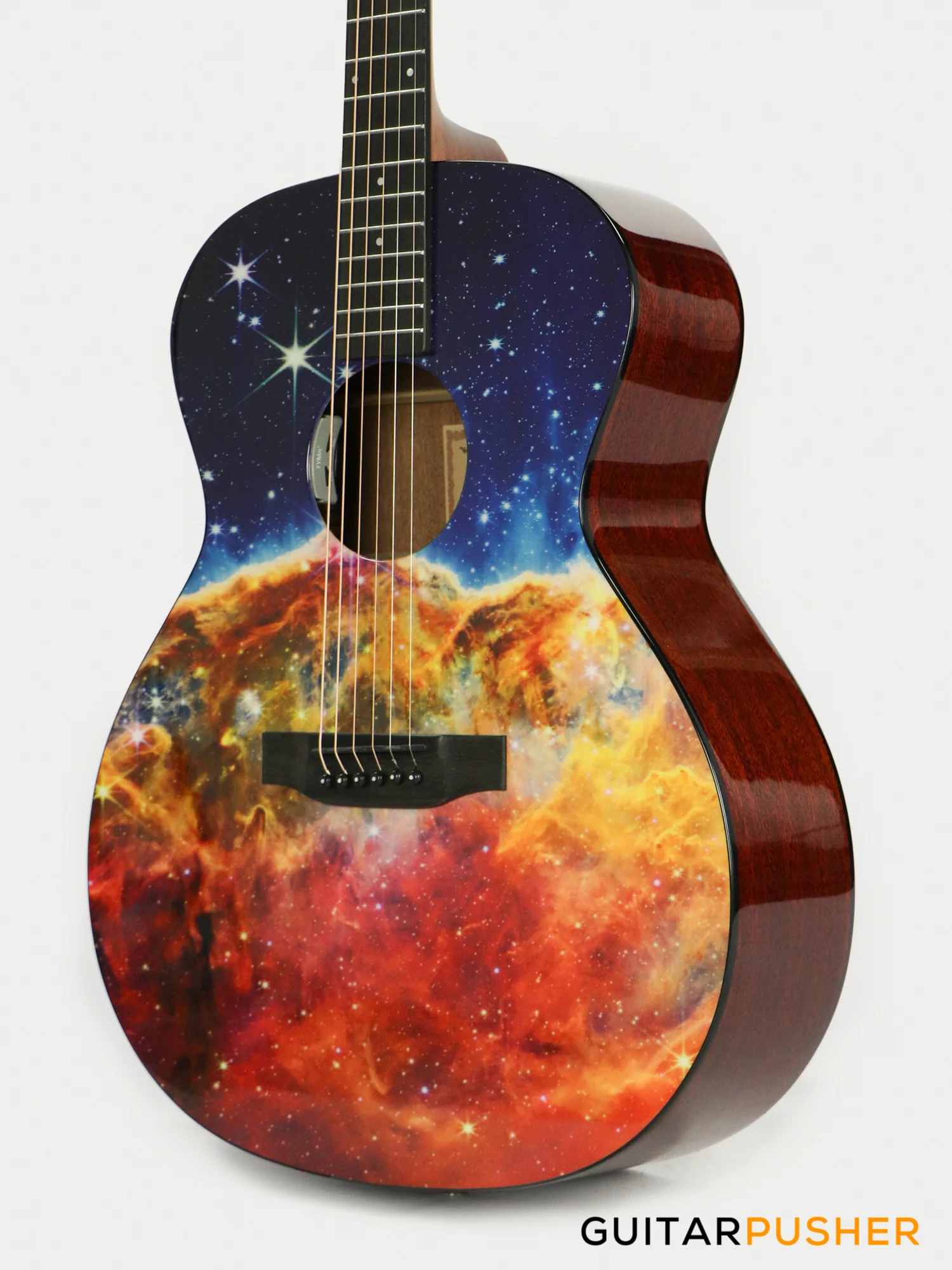 Tyma V-3 Stelliferous Era Solid Sitka Spruce Top Mahogany Auditorium Acoustic-Electric Guitar with Tyma T-200 Pickup - Image 13