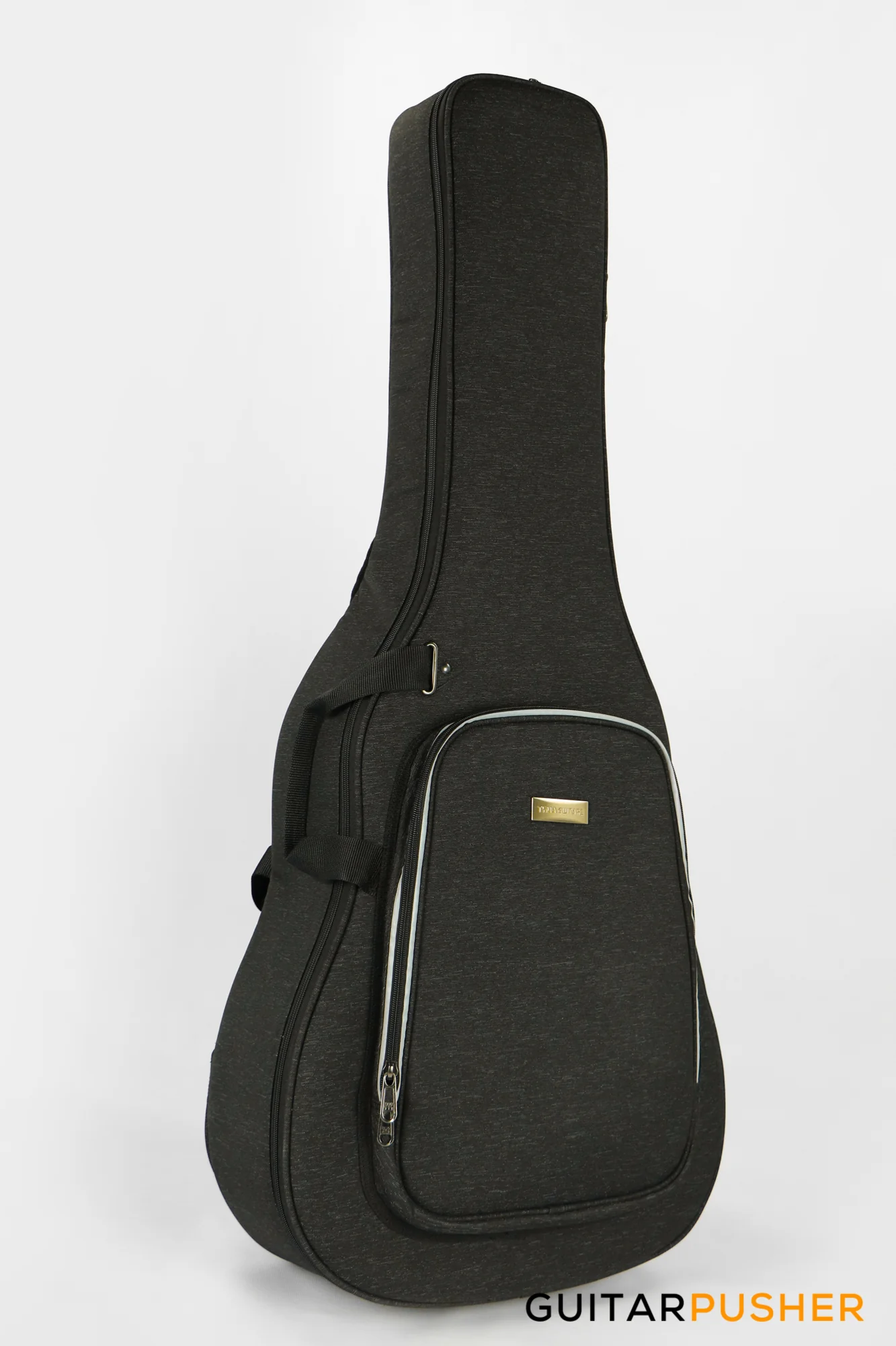 Tyma V-40E All-Solid Wood European Spruce Top Indian Rosewood Grand Auditorium Acoustic-Electric Guitar with T-200 preamp - Image 15