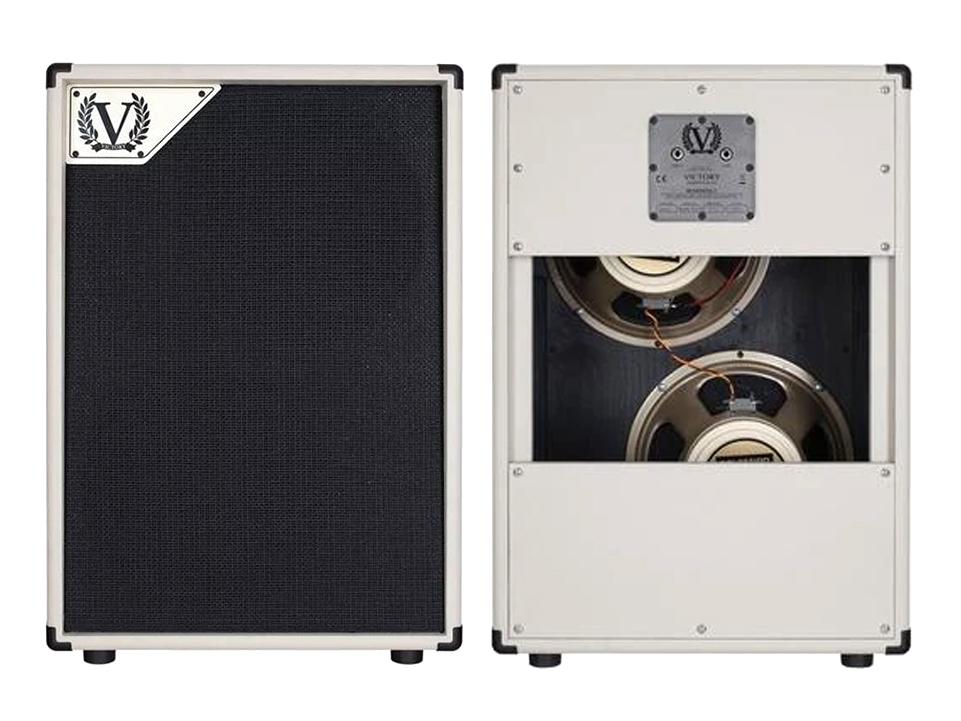 Victory Amps V212 2x12 16-ohms Compact Vertical Extension Speaker Cabinet w/ Celestion G12M-65 Creamback's - Image 2