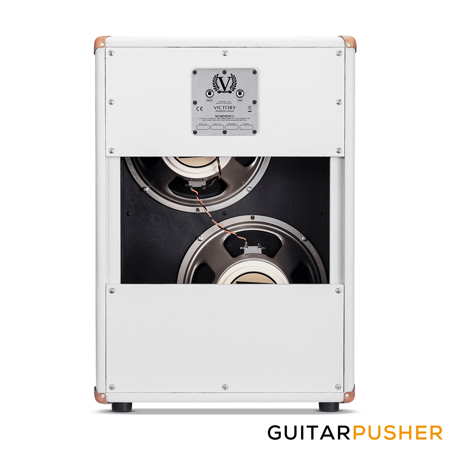 Victory Amps V212-VCD 2x12 16-ohms Compact Vertical Extension Speaker Cabinet w/ Celestion G12M-65 Creamback's - Image 2