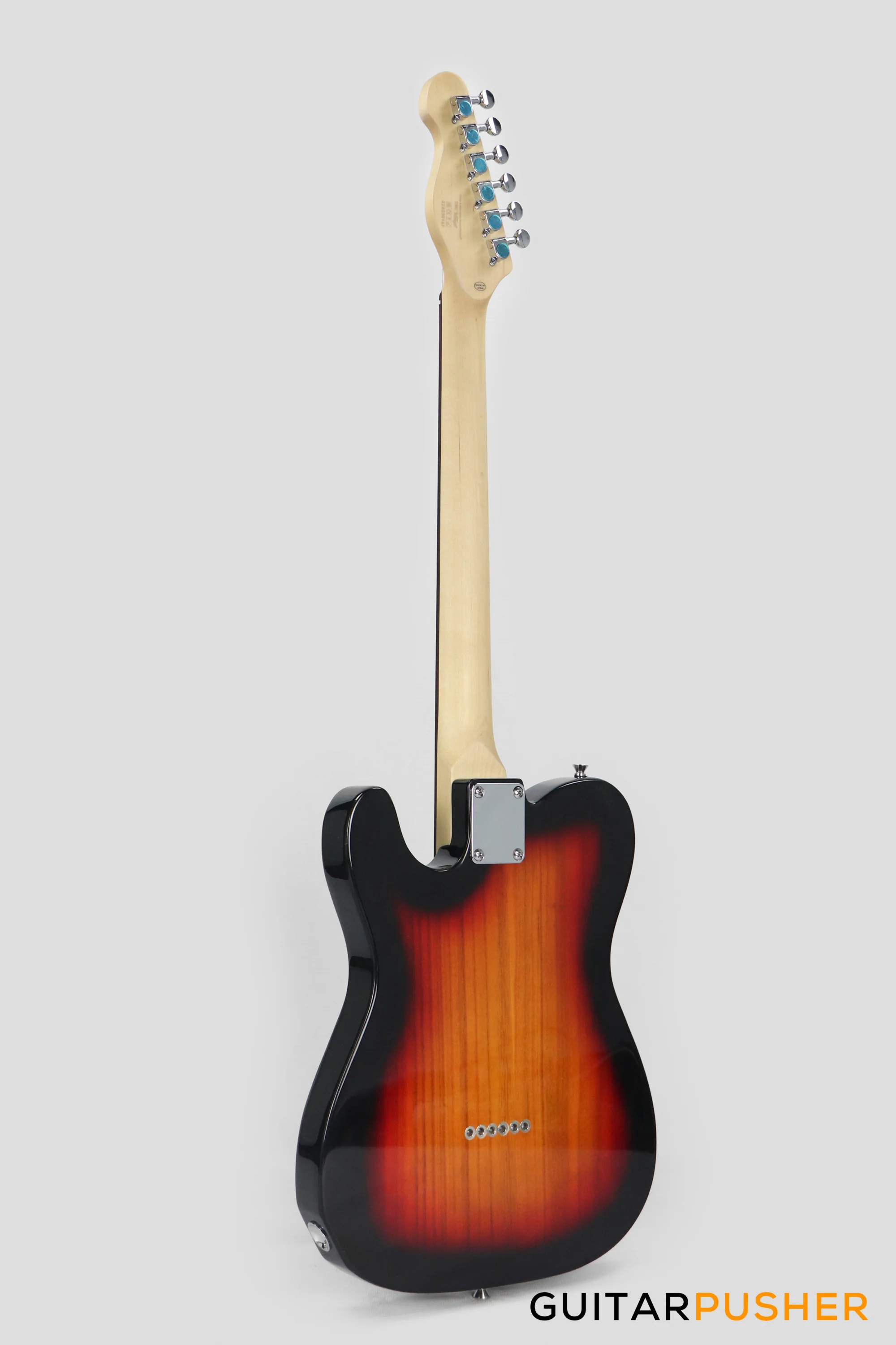 Vintage Coaster Series V20 T-Style Electric Guitar w/ Kinsman 10-Watt Amplifier, Gig Bag, & Accessories - 3-Tone Sunburst - Image 7
