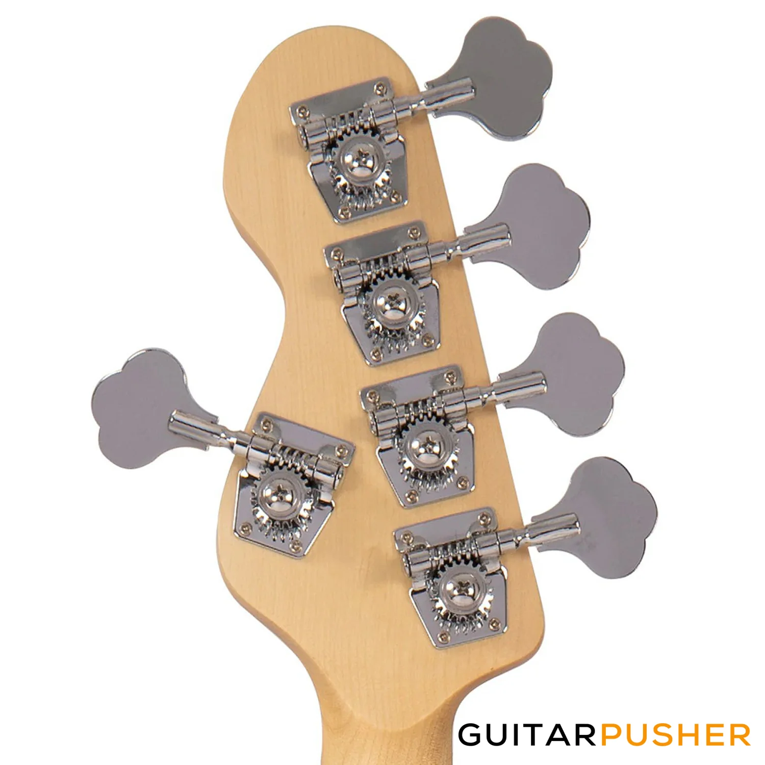 Vintage Coaster Series V495 5-String JB Bass w/ Kinsman 10-Watt Bass Amplifier, Gig Bag, & Accessories - Boulevard Black - Image 7