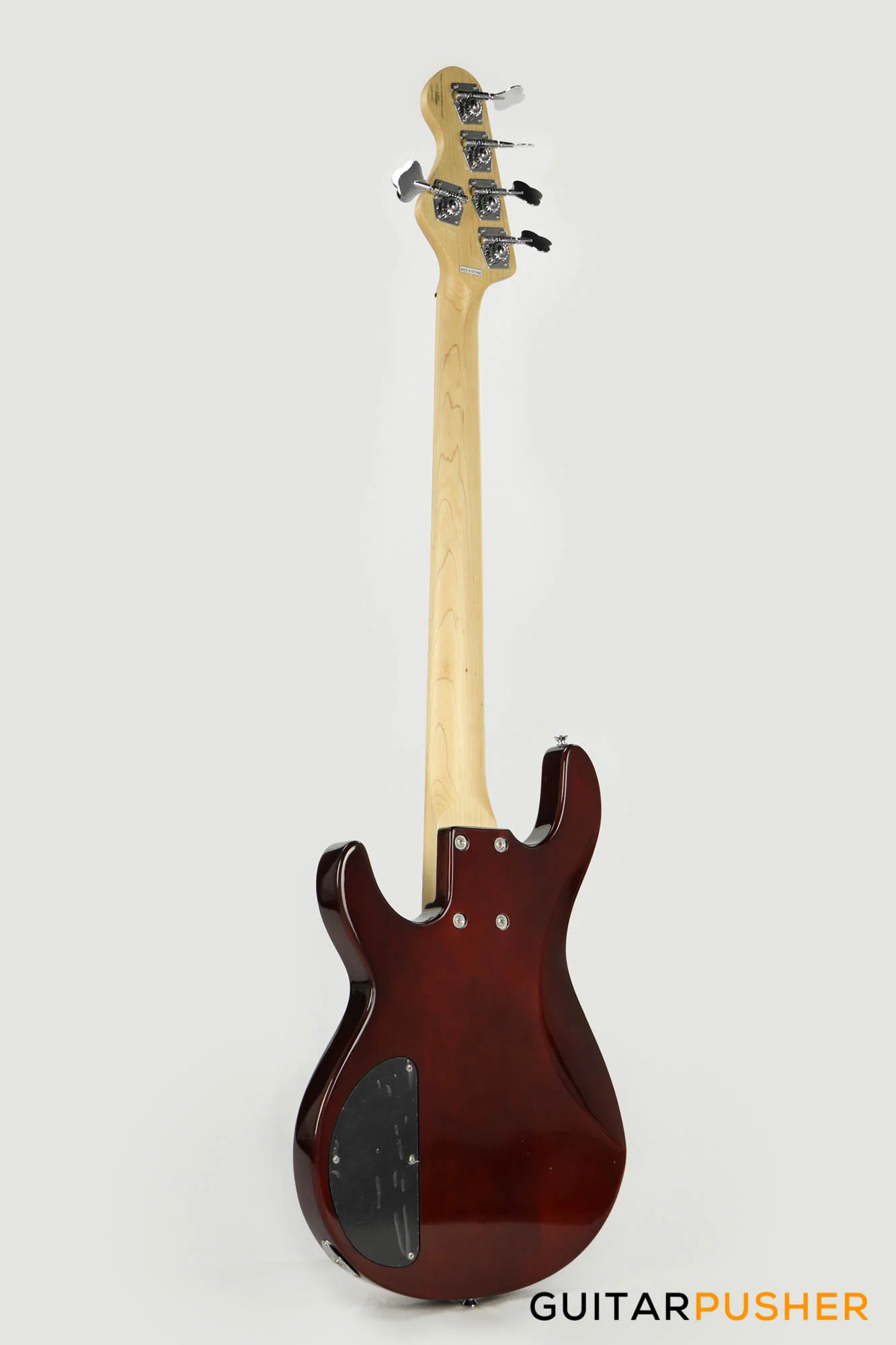 Vintage Reissued V96 5-String Active Bass - Flamed Tobacco Sunburst - Image 11