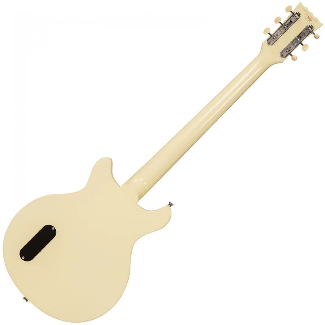 Vintage V130 Reissue Electric Guitar - Vintage White - Image 3