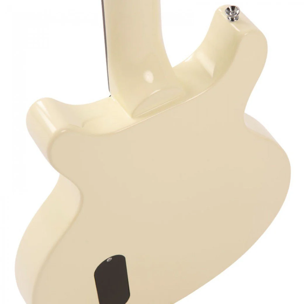 Vintage V130 Reissue Electric Guitar - Vintage White - Image 5