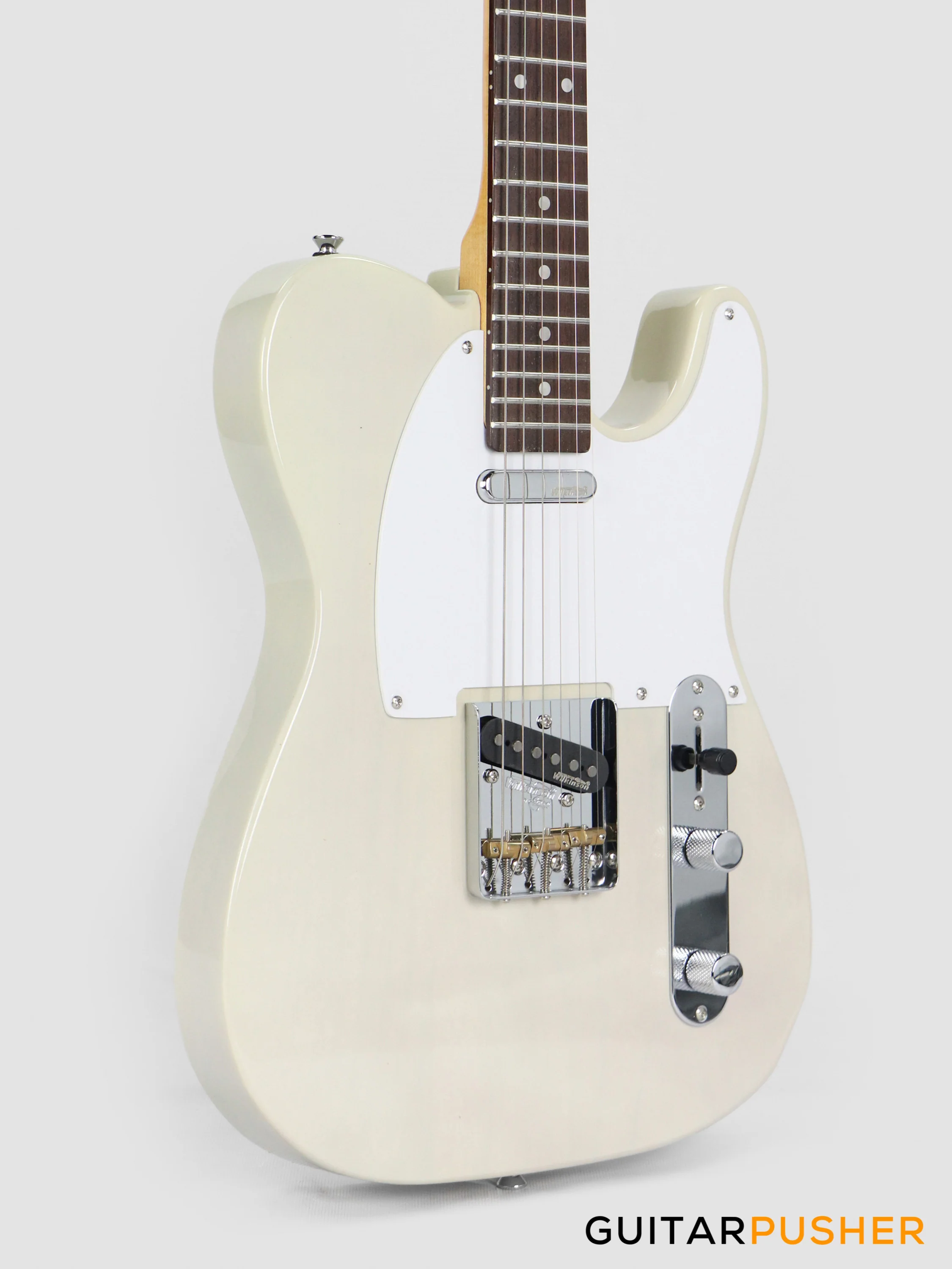 Vintage V62 T-Style Reissue Electric Guitar - Ash Blonde - Image 4