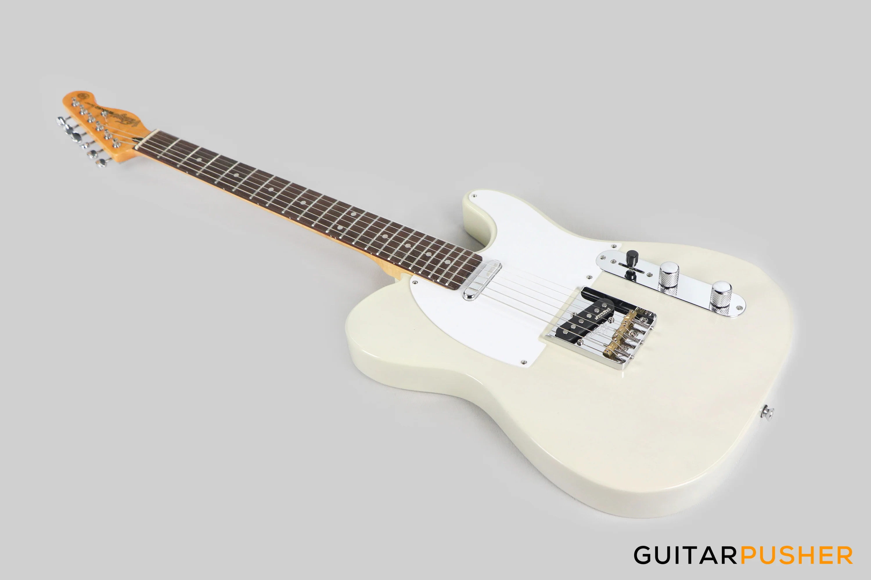 Vintage V62 T-Style Reissue Electric Guitar - Ash Blonde - Image 9