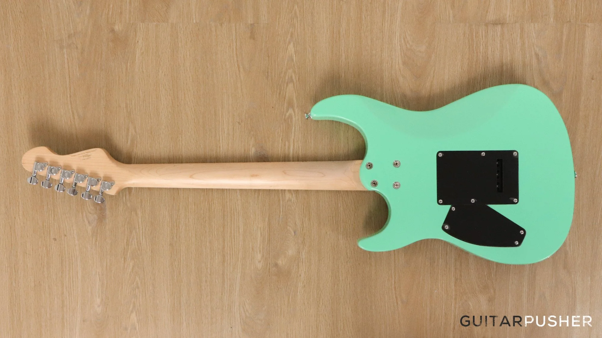 Vintage V6M24 Super S-Style Electric Guitar - Ventura Green - Image 7