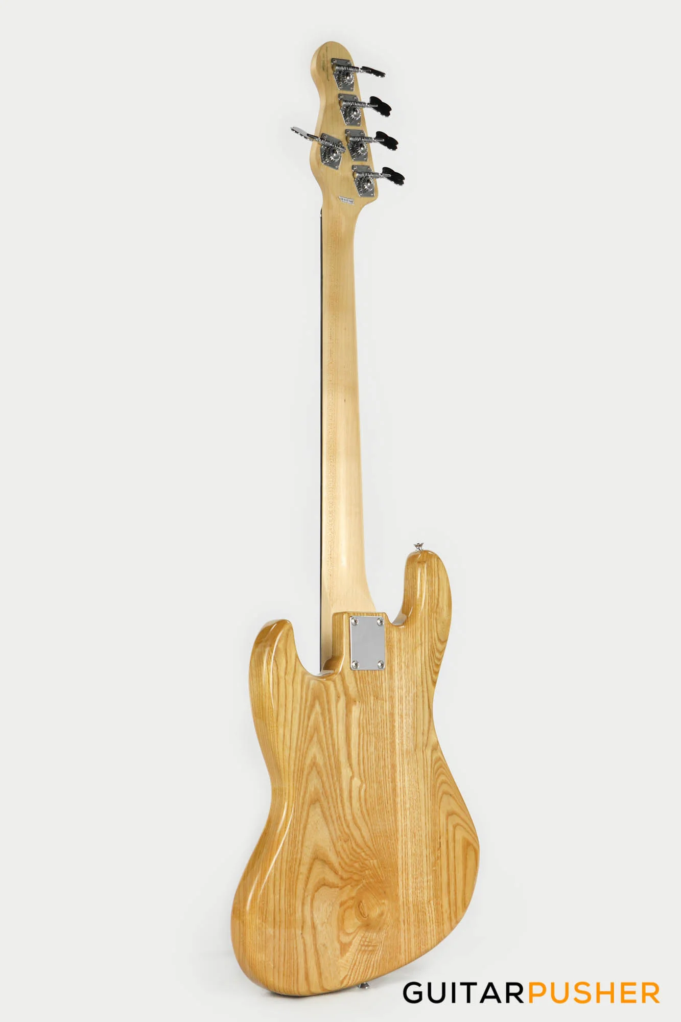 Vintage VJ75 Maple Board Reissue Bass Guitar - Natural - Image 3
